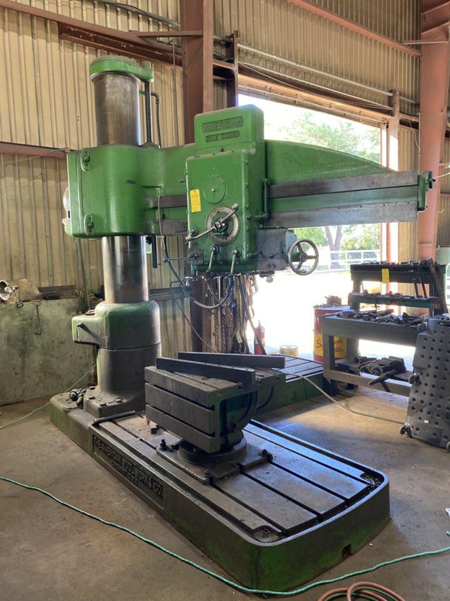 6' 15" American Hole Wizard Radial Arm Drill