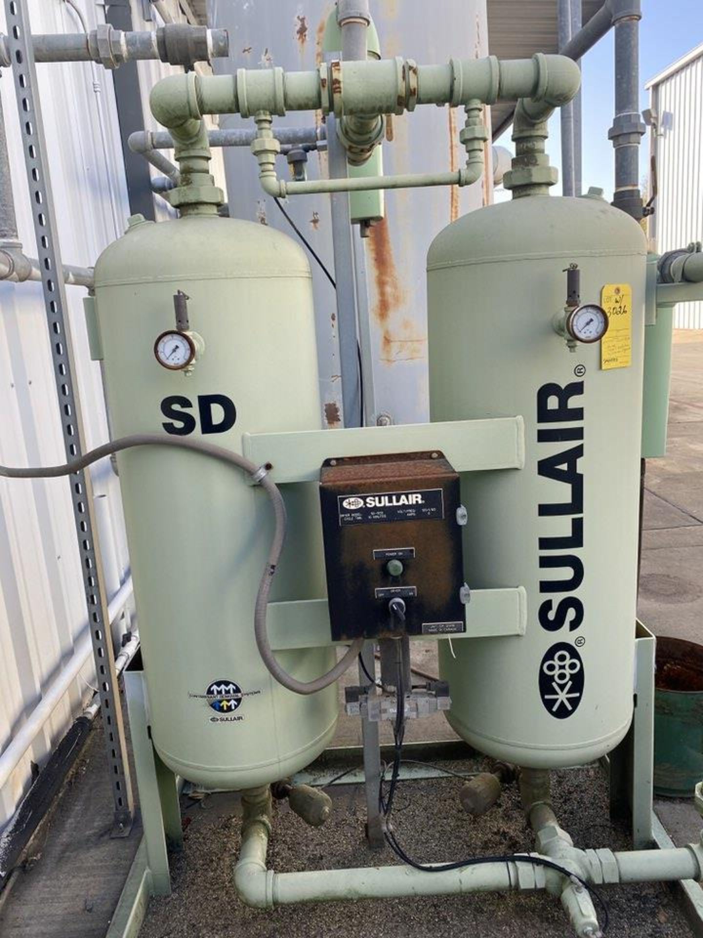 Sullair Model LS12050HH/A Air Compressor with Air Dryer - Image 10 of 17