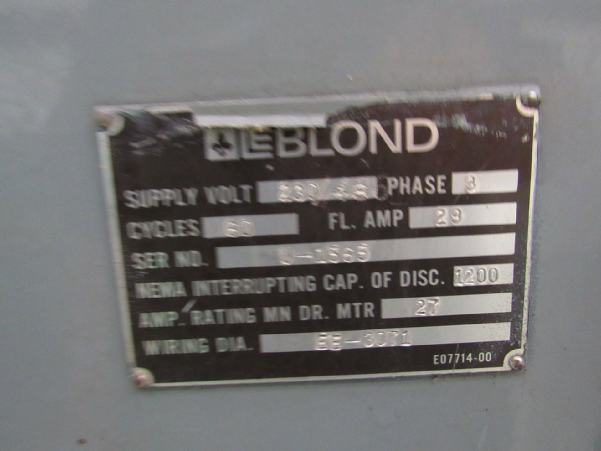 18" x 96" LeBlond Engine Lathe - Image 6 of 6