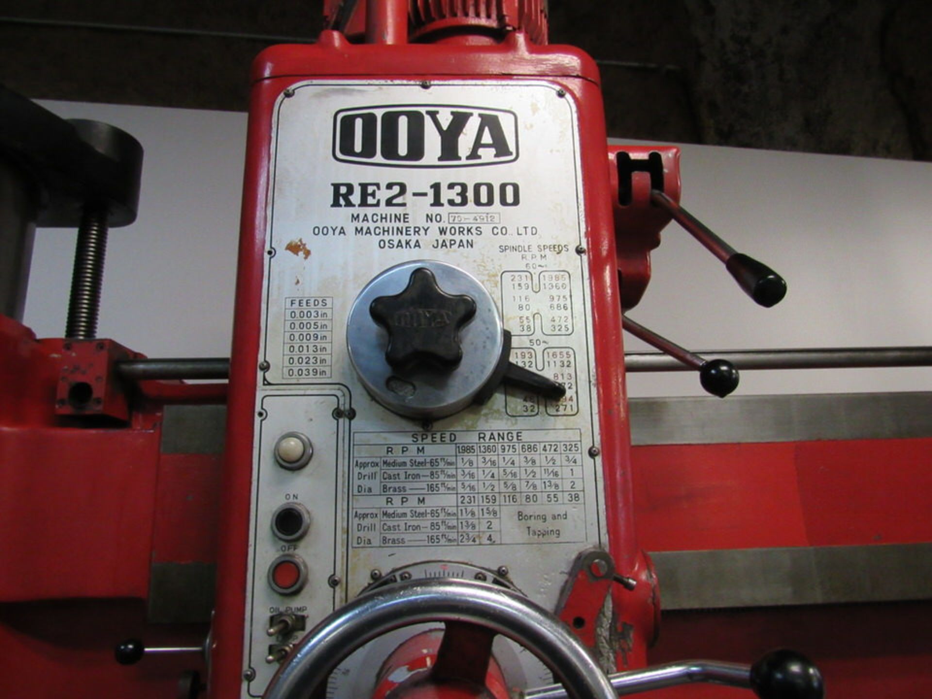 OOYA Radial Drill REZ-1300 - Image 2 of 3