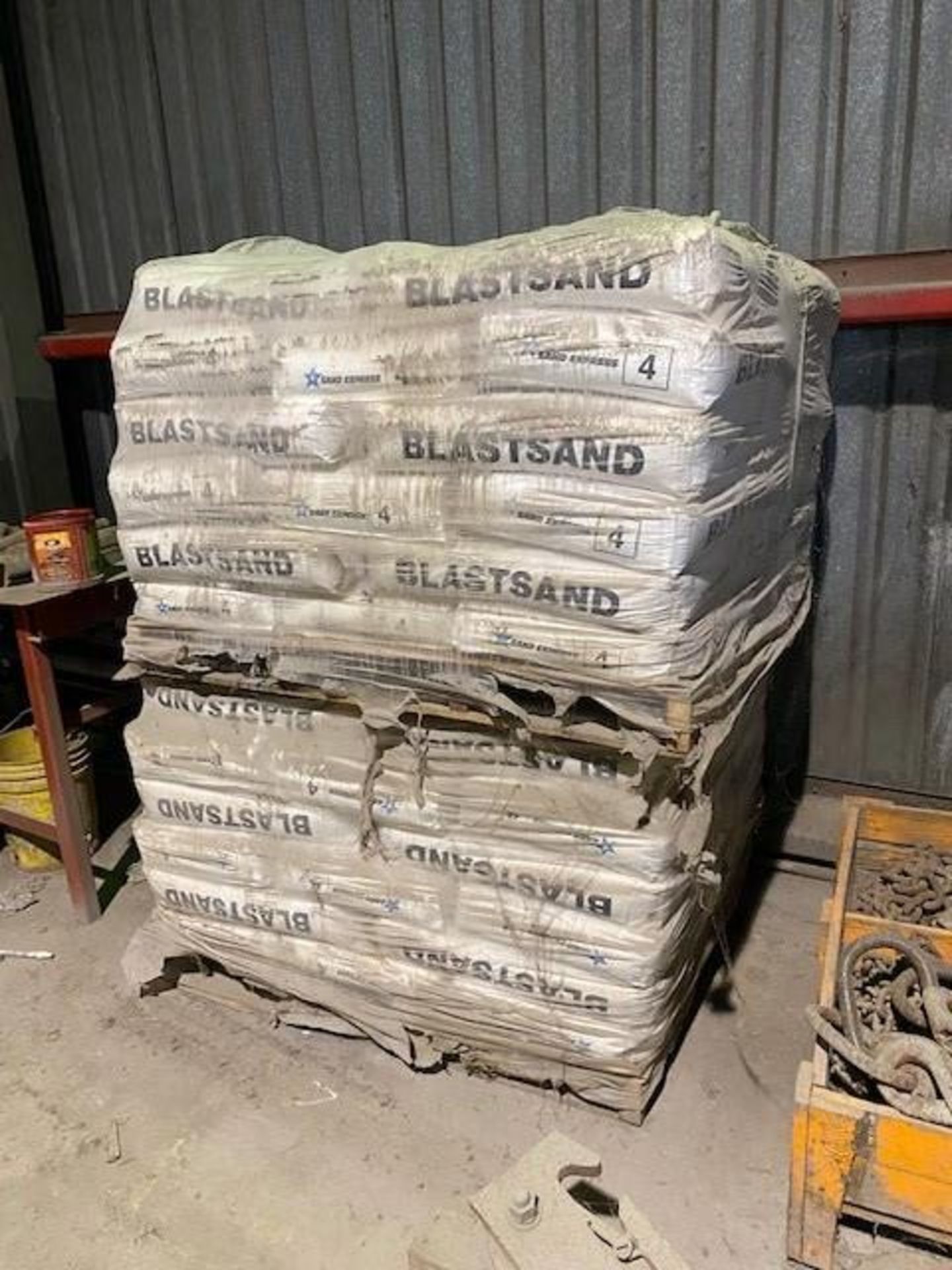 Lot of 2 Pallets of Sand Express #4 Blasting Sand