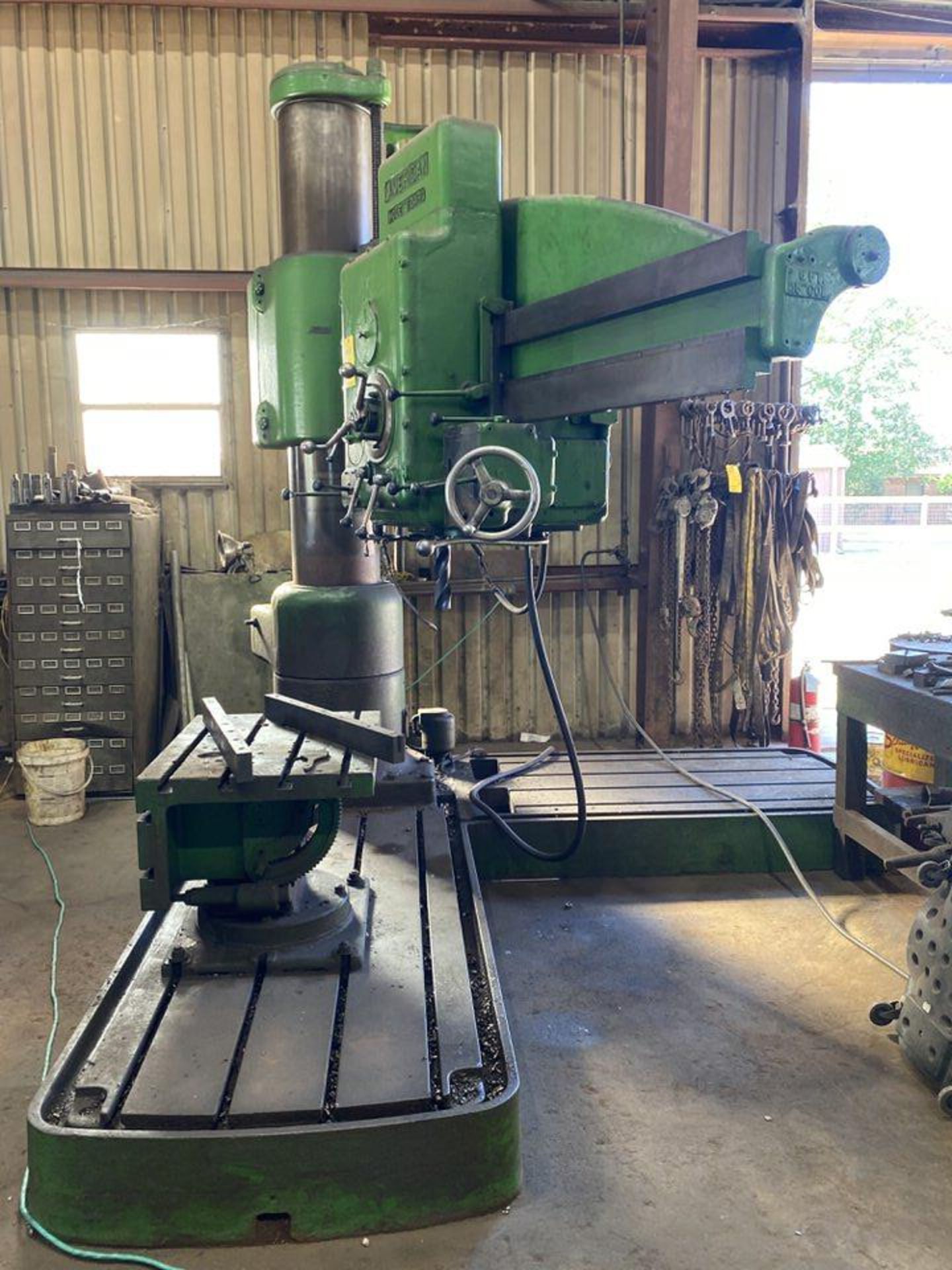 6' 15" American Hole Wizard Radial Arm Drill - Image 6 of 7
