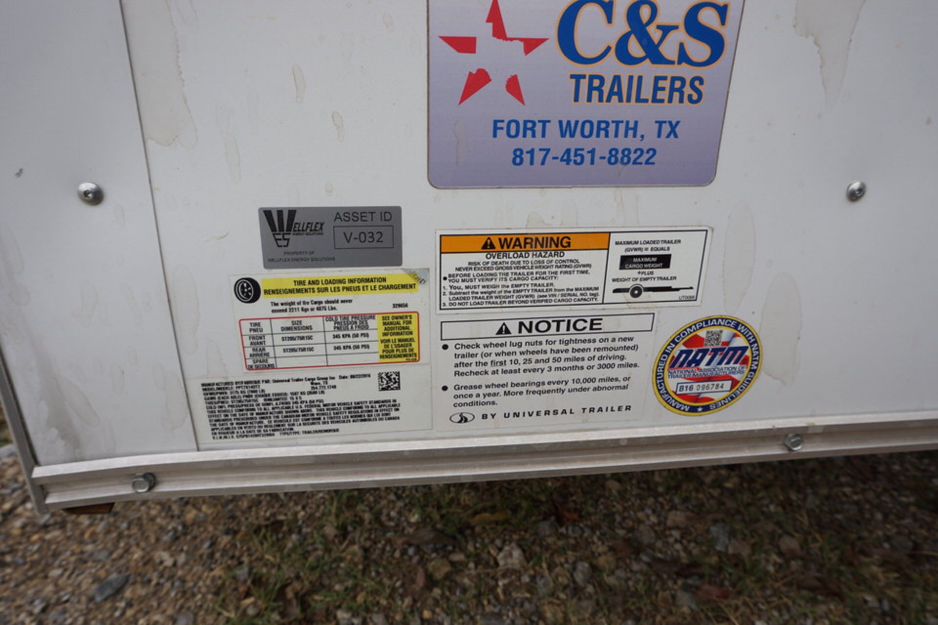 2016 6' x 15' UNIVERSAL TRAILER ENCLOSED TRAILER, MDL: PPTX14DT2 (MUST BE REMOVED BY DECEMBER 22) - Image 4 of 10