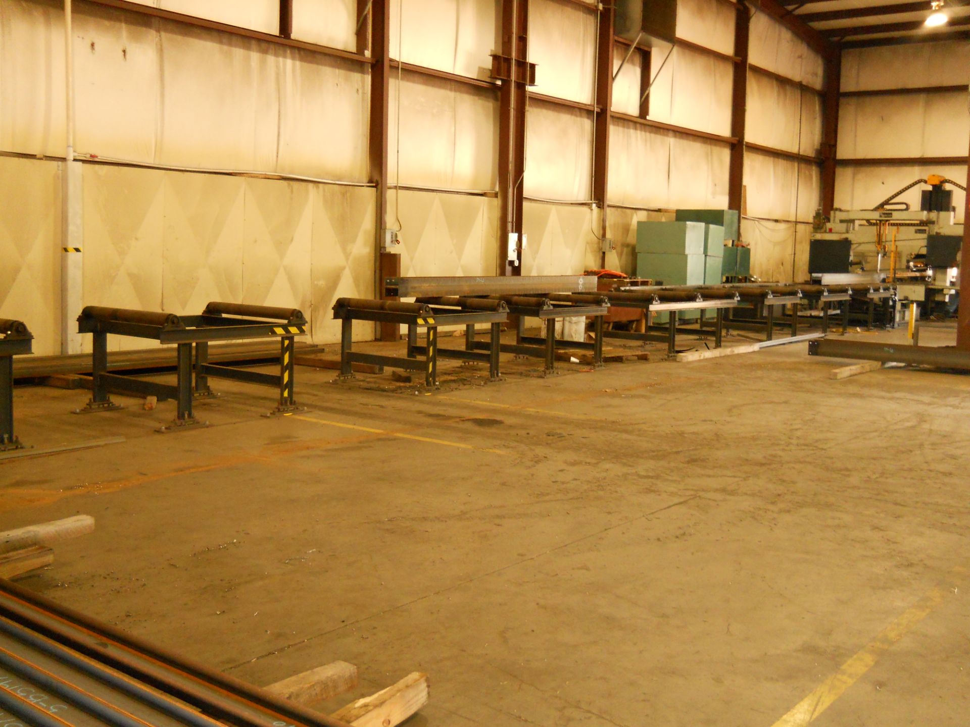 2003 FICEP DRILL/SAW LINE COMBO w/ Approx 60' Infeed & 40' Outfeed Conveyor *DELAYED REMOVAL: END - Image 9 of 13