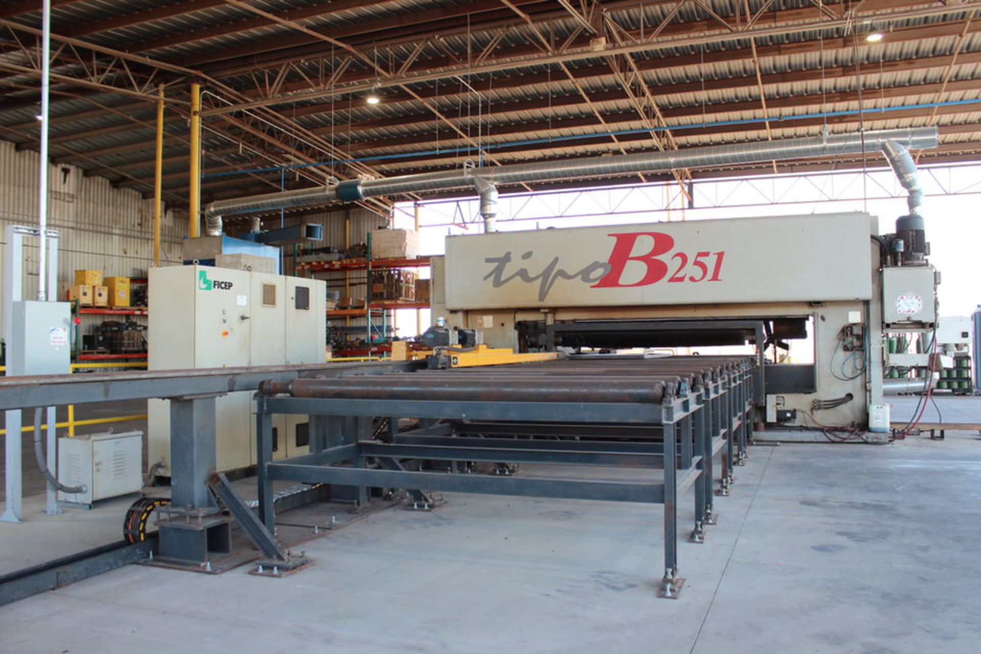 2005 FICEP TIPO B251 CNC PLATE PUNCHING, DRILLING & OXY-FUEL PROFILING LINE (LOCATION: ARIZONA) - Image 5 of 22