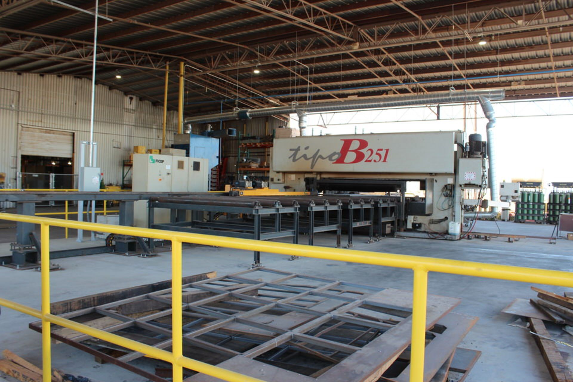 2005 FICEP TIPO B251 CNC PLATE PUNCHING, DRILLING & OXY-FUEL PROFILING LINE (LOCATION: ARIZONA) - Image 3 of 22