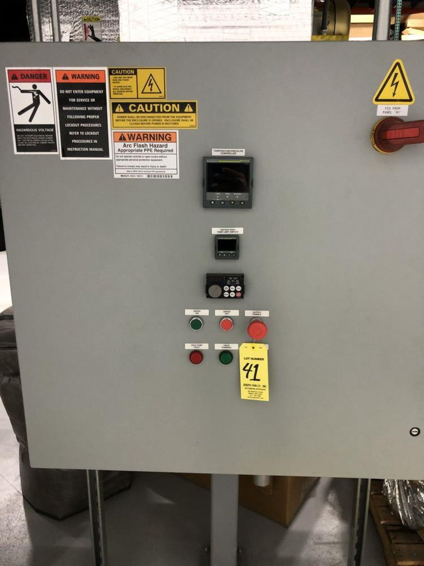 Dürr Megtec Oven W/ Temp Control Panel Model: MC-120, Conduction, (4,000 FPM @ 275°F Maximum), Air - Image 2 of 9