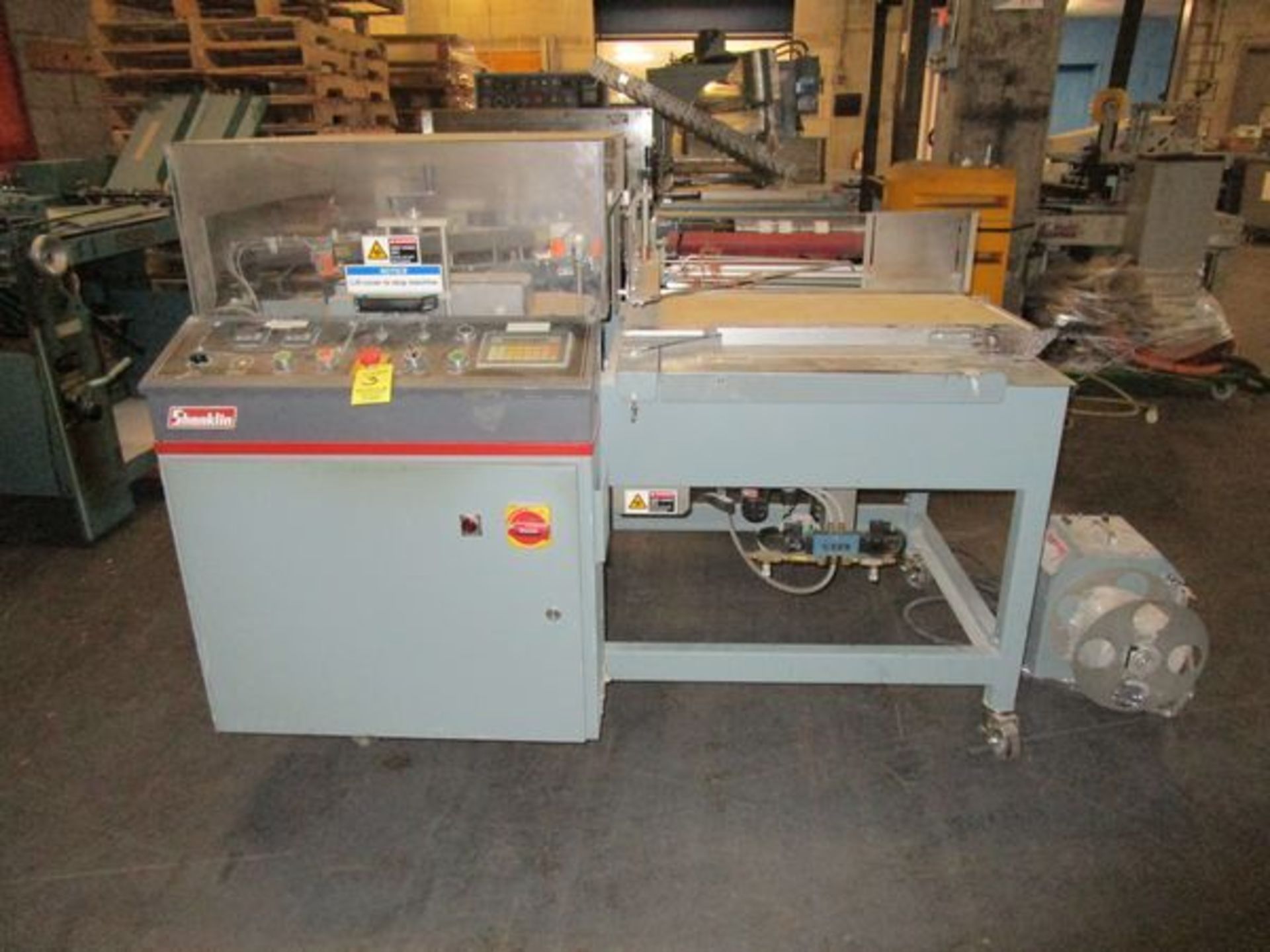 Shanklin A26A 16"x20" L-Sealer, s/n A0383, w/Winder