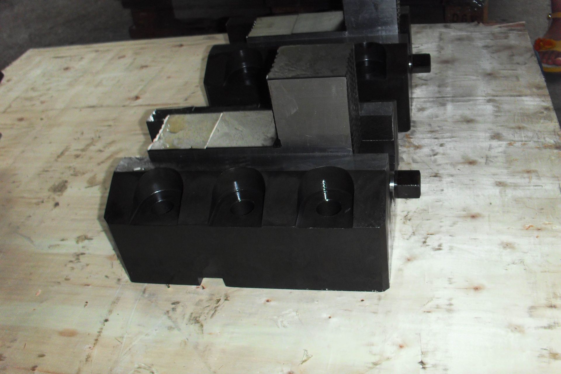 Set of (4) 12" x 7" Boring Mill Jaws (Not Used in Box)