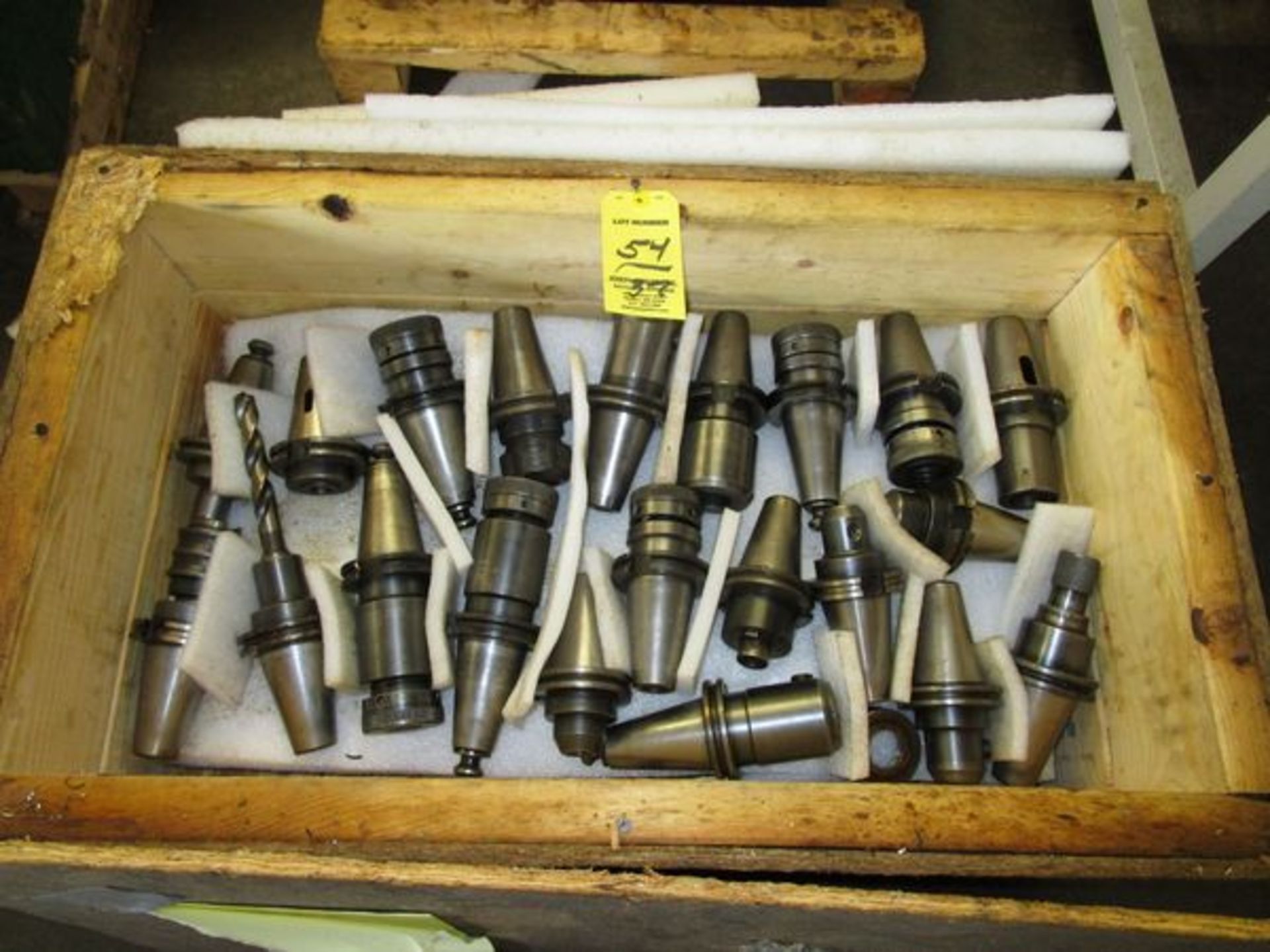 LOT Approx. (37) Asst. 45 Taper Tool Holders in Crate