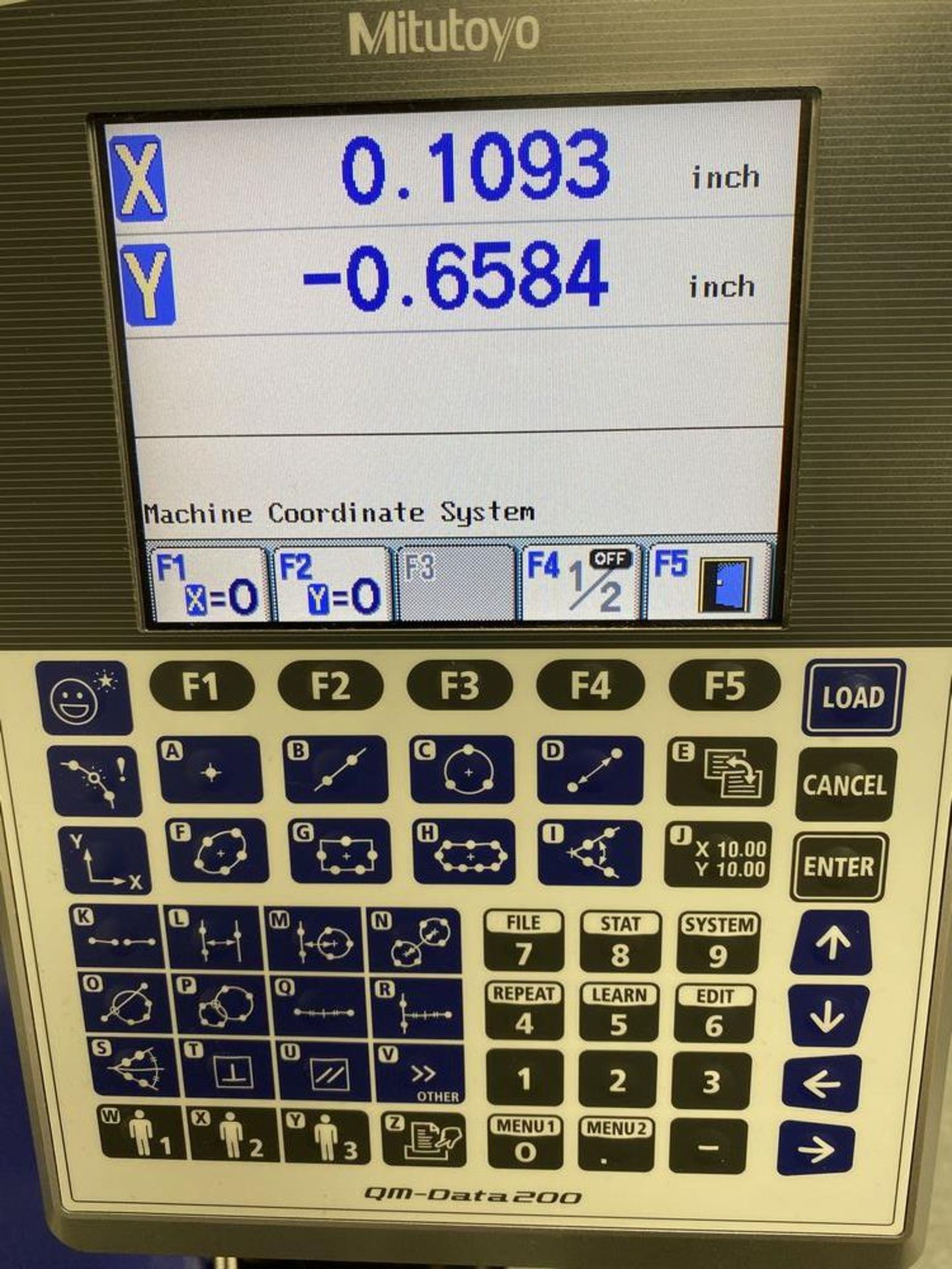 MITUTOYO PH-A14 Optical Comparator s/n 127401803, w/QM-Data 200 Controller & Steel Table Stand - Image 4 of 5