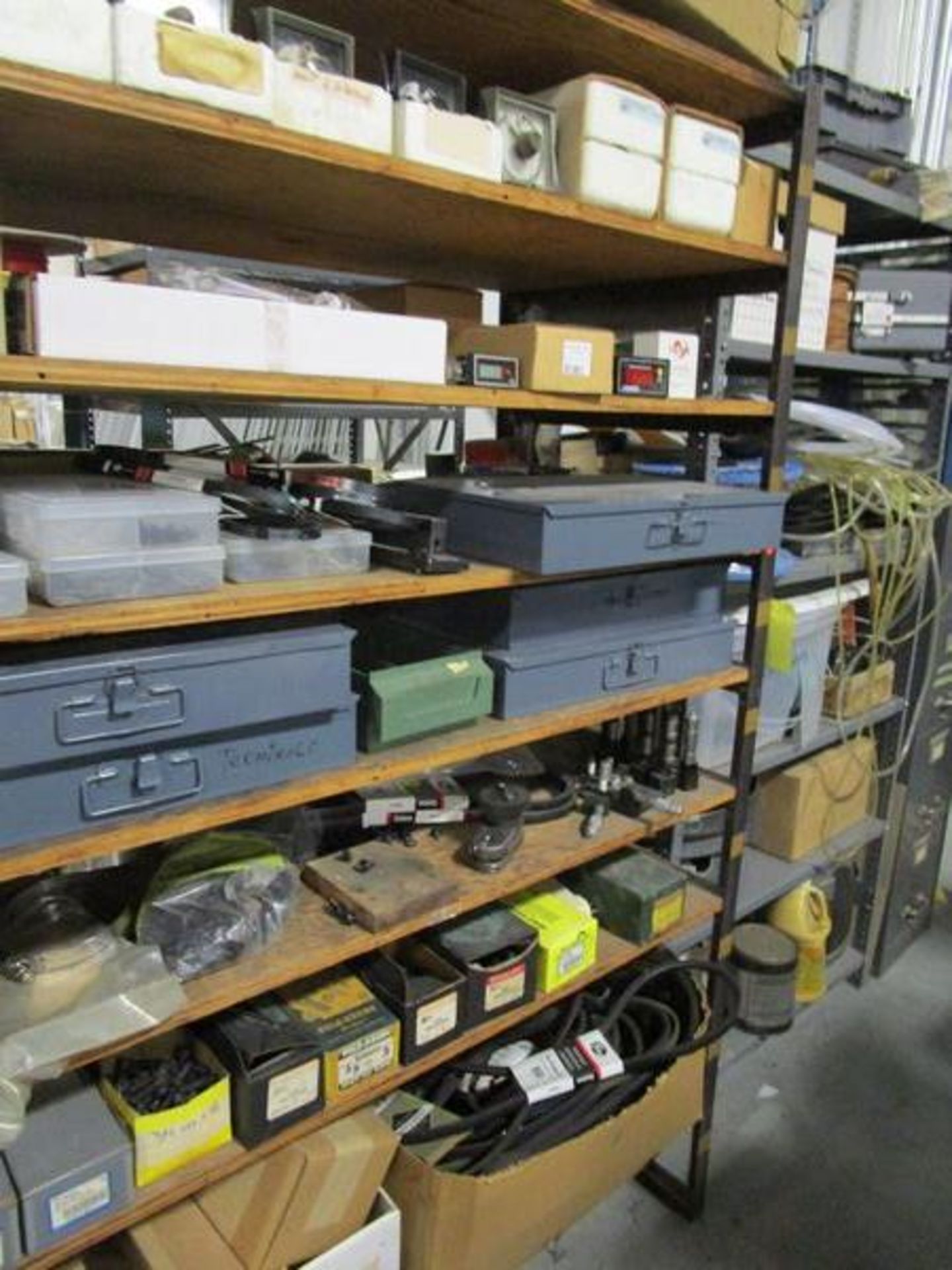 Lot Meters, Electrical Supplies, Wire, Components, Pins, Gages, Solderer, Etc. in 4 Sections - Image 5 of 5