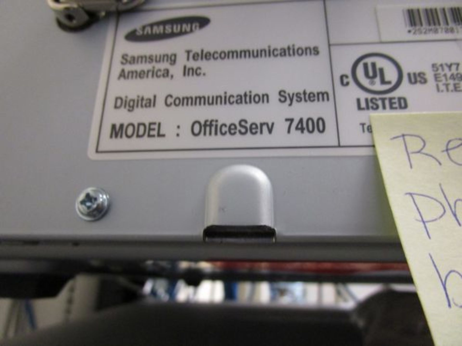 Samsung Office Serv 7400 Telephone System with (45) SMT-i5210 Handsets - Image 4 of 5