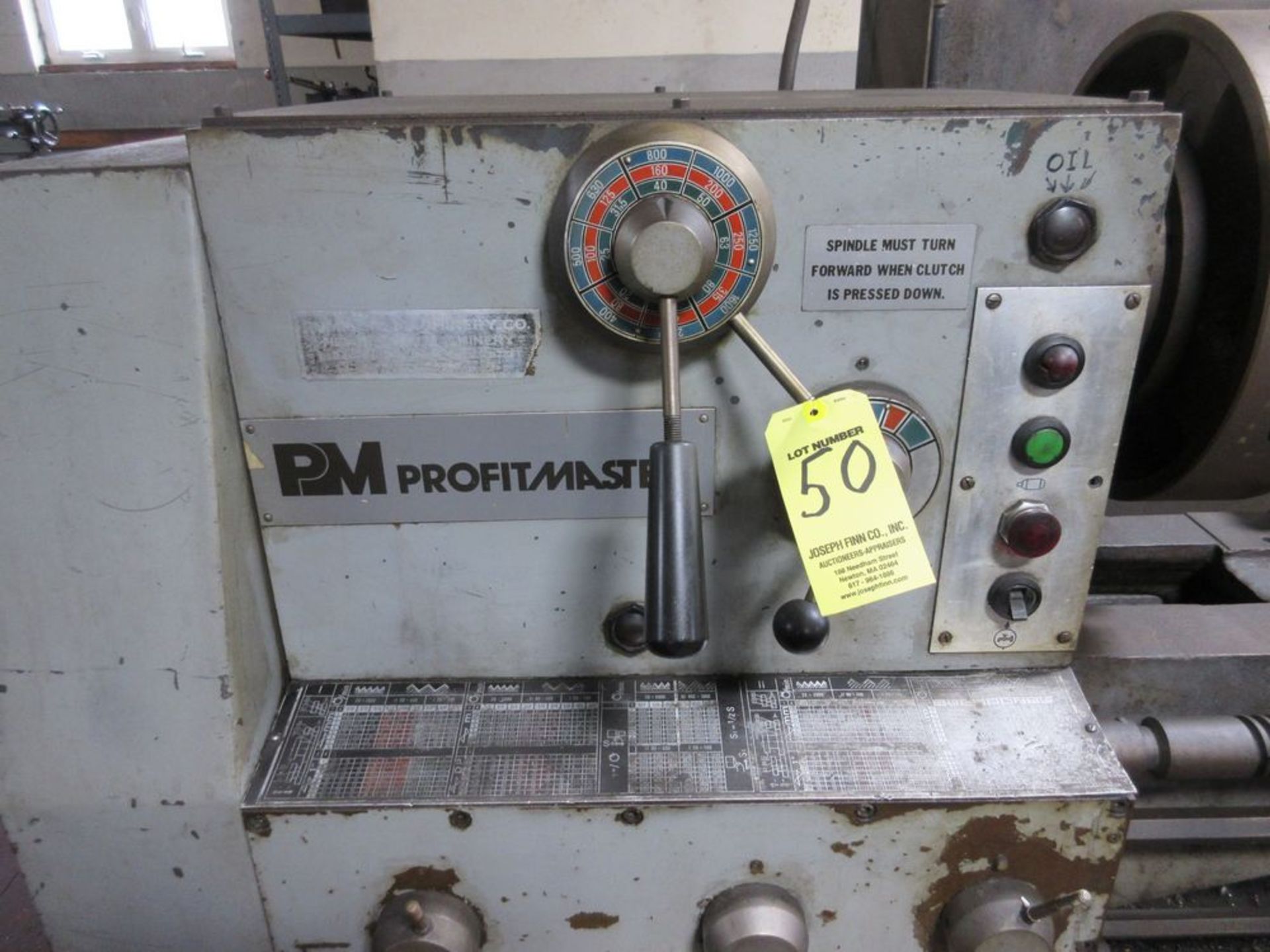 Profitmaster 17" x 80" Gap Bed Lathe S/N CL 400 2000 6306, 16" 4 Jaw Chuck, 4 Way Toolpost, - Image 2 of 3