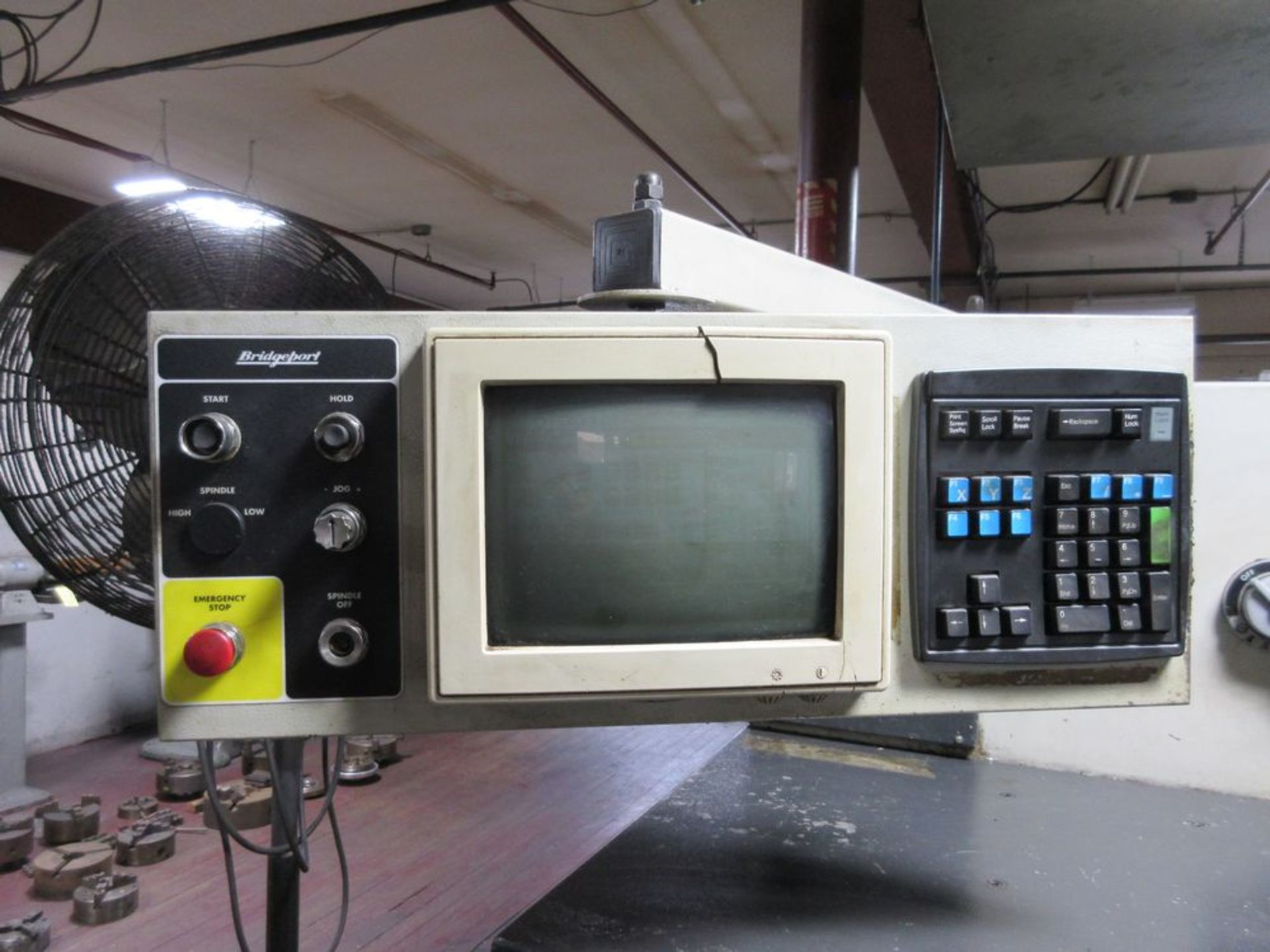 1994 Bridgeport EZ Path CNC Lathe S/N 077930-325, Bridgeport Control, Chuck, Tailstock, Quick Change - Image 2 of 4