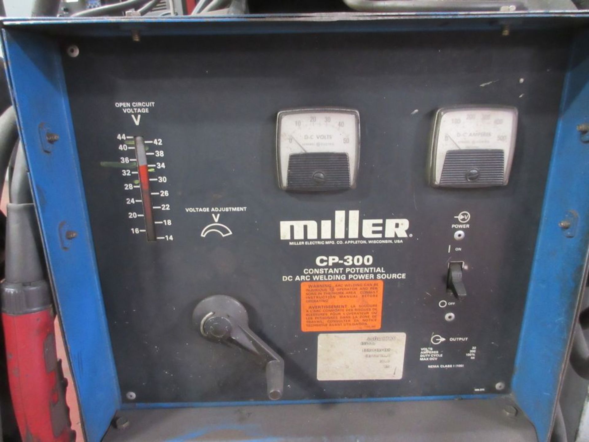 Miller CP-300 DC Arc Welder w/Miller Wire Feed - Image 2 of 4