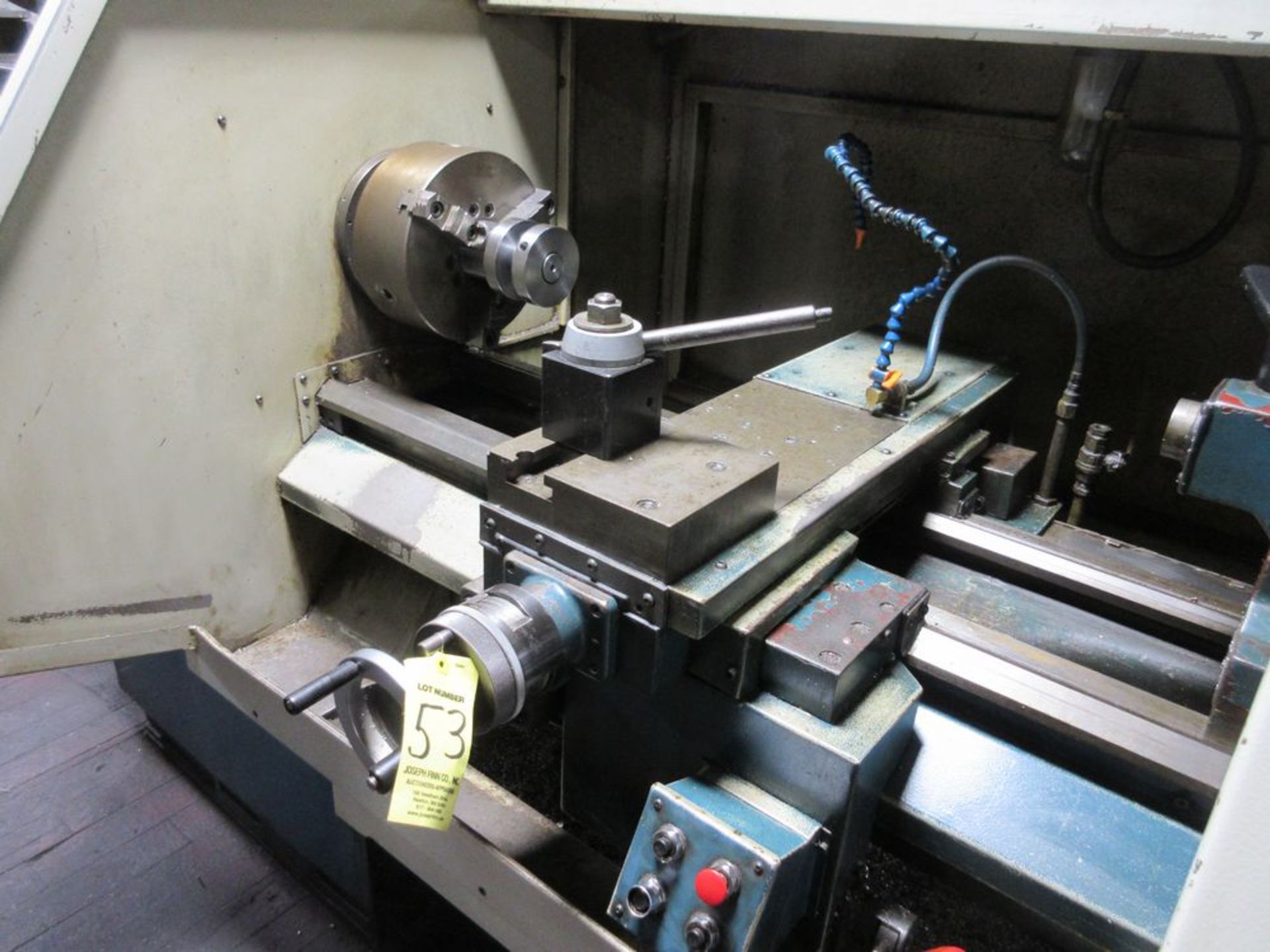 1994 Bridgeport EZ Path CNC Lathe S/N 077930-325, Bridgeport Control, Chuck, Tailstock, Quick Change - Image 4 of 4