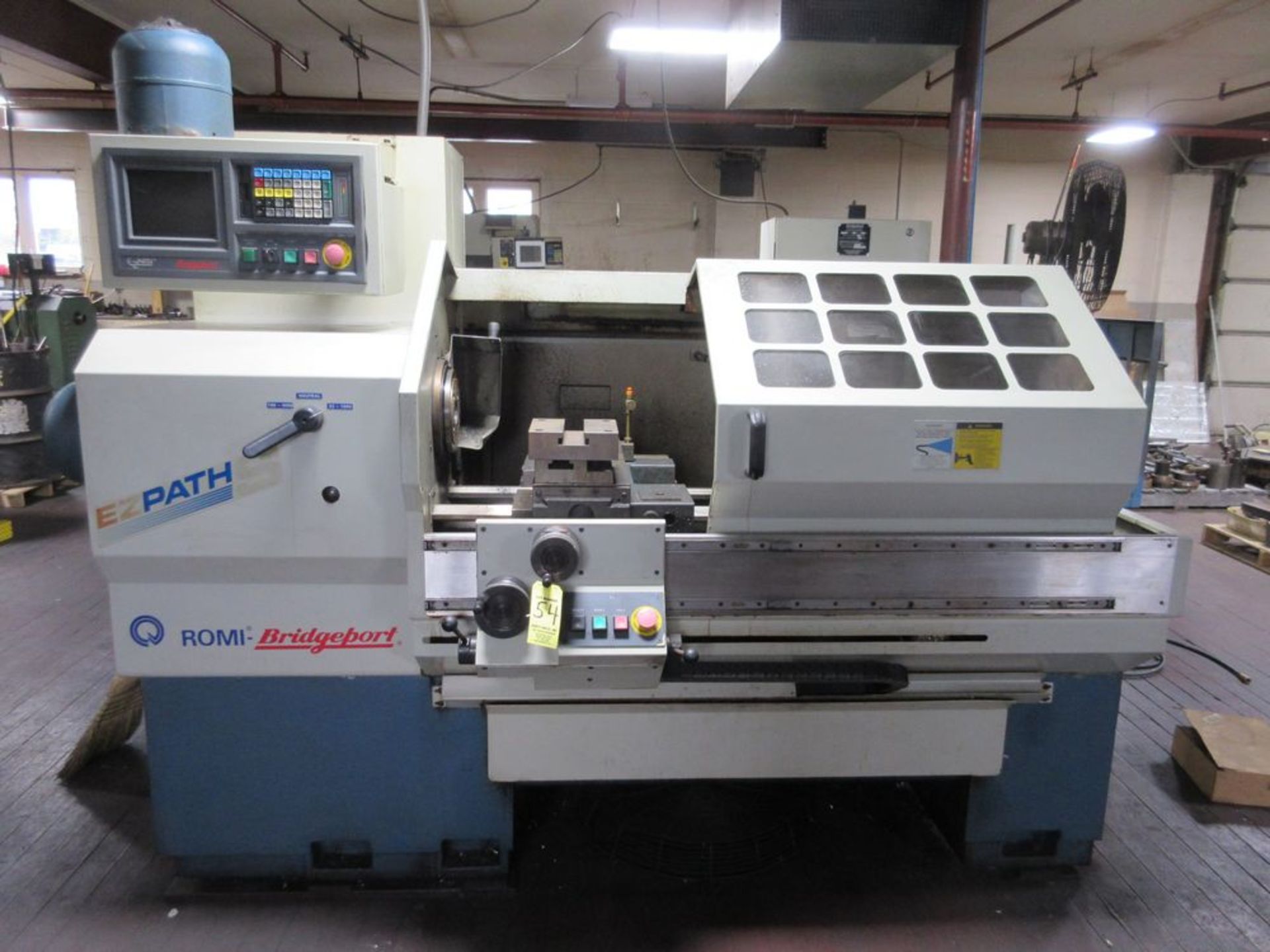 1998 Bridgeport EZ Path S CNC Lathe S/N 002-083347-363, EZ Path Control, Tailstock