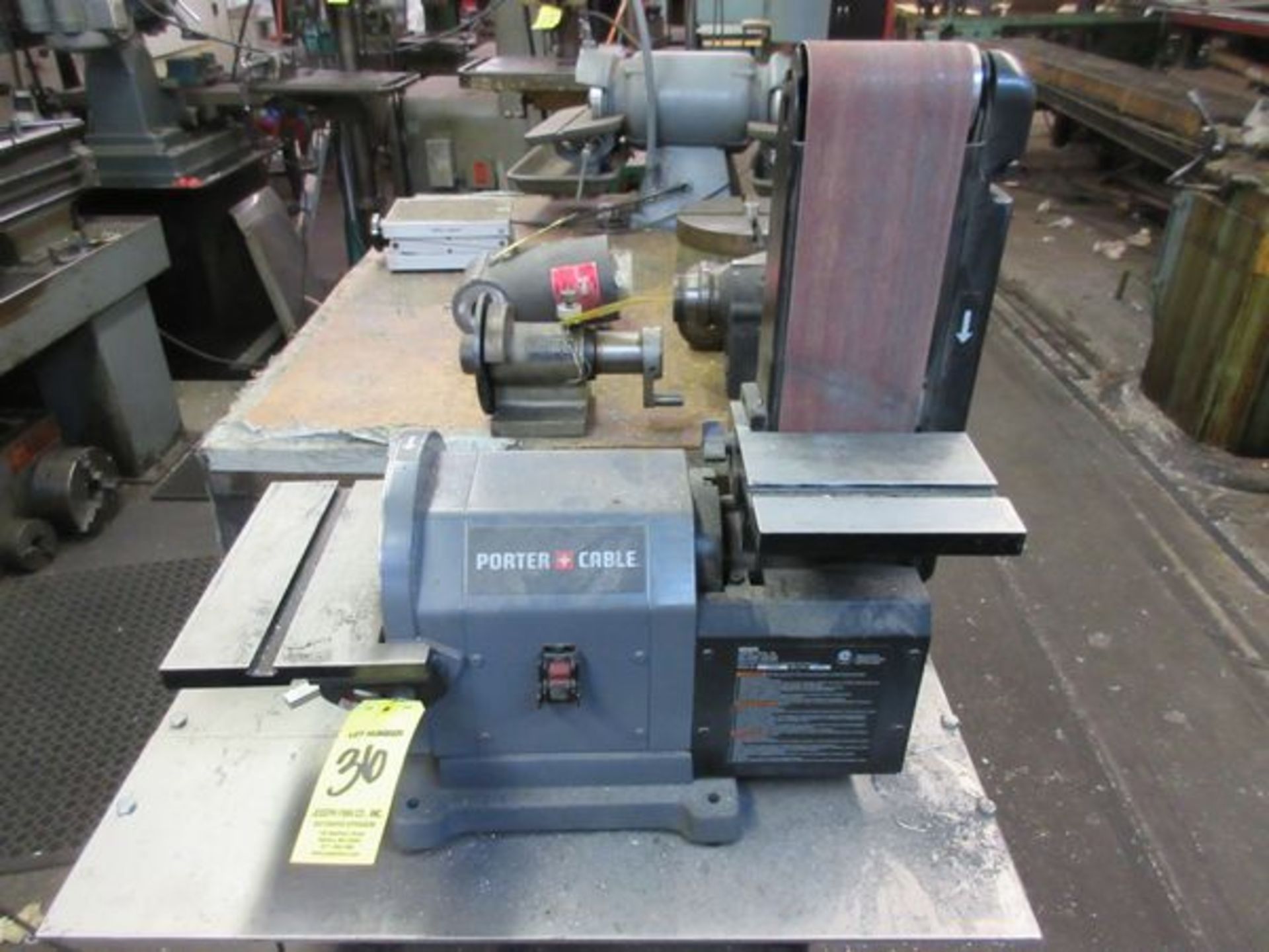 Porter Cable 4" Belt, 8" Disc Sander