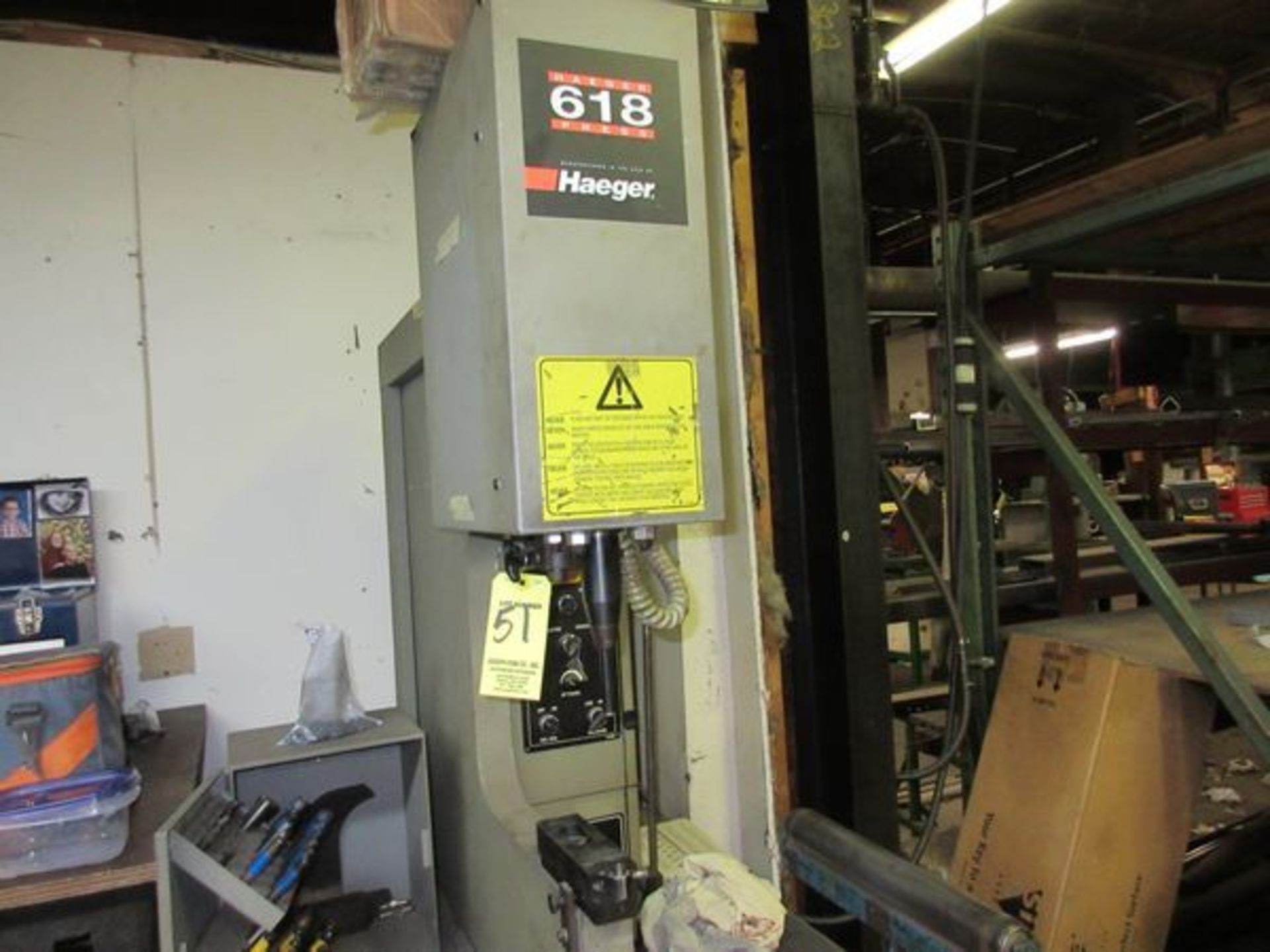 Haeger 618 Fastener Insertion System, Manual Feed, w/ Tooling - Image 2 of 3