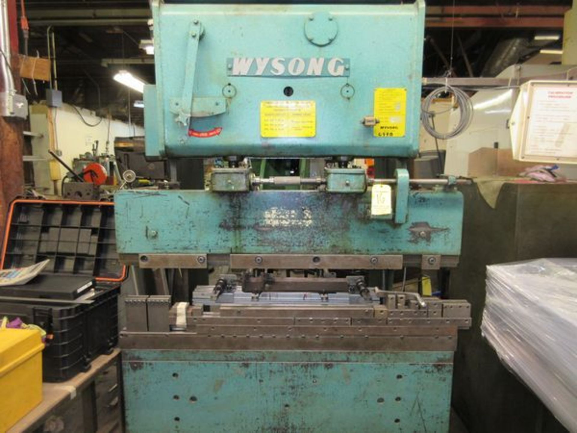 Wysong 48" Press Brake s/n PB36-312, Auto gage CNC 99 Control