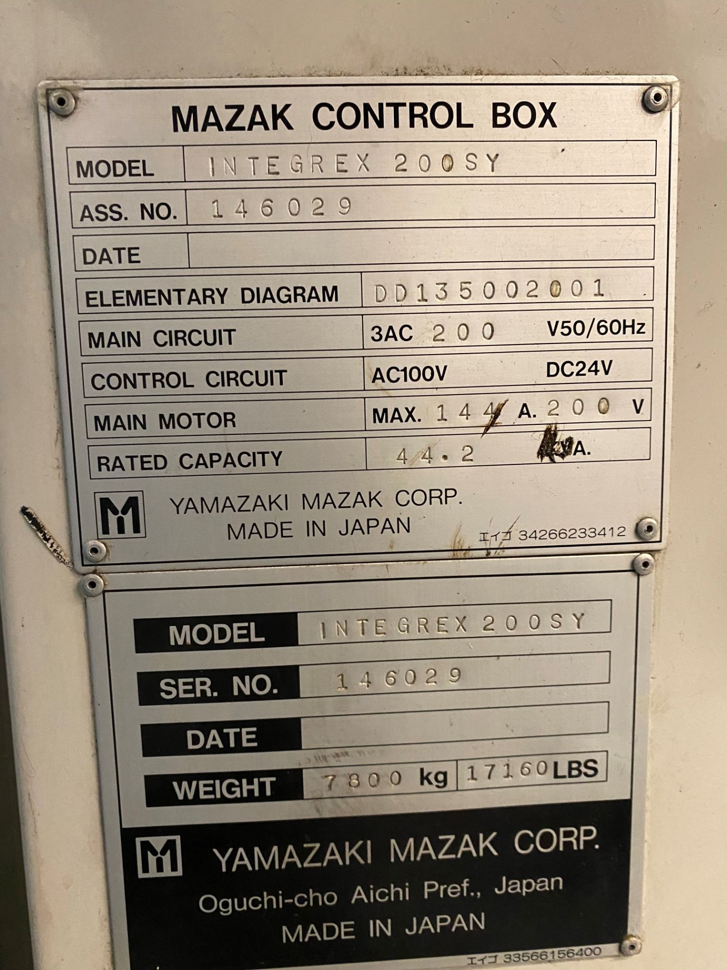 Mazak Integrex 200SY CNC Lathe, s/n 146029 - Image 9 of 9