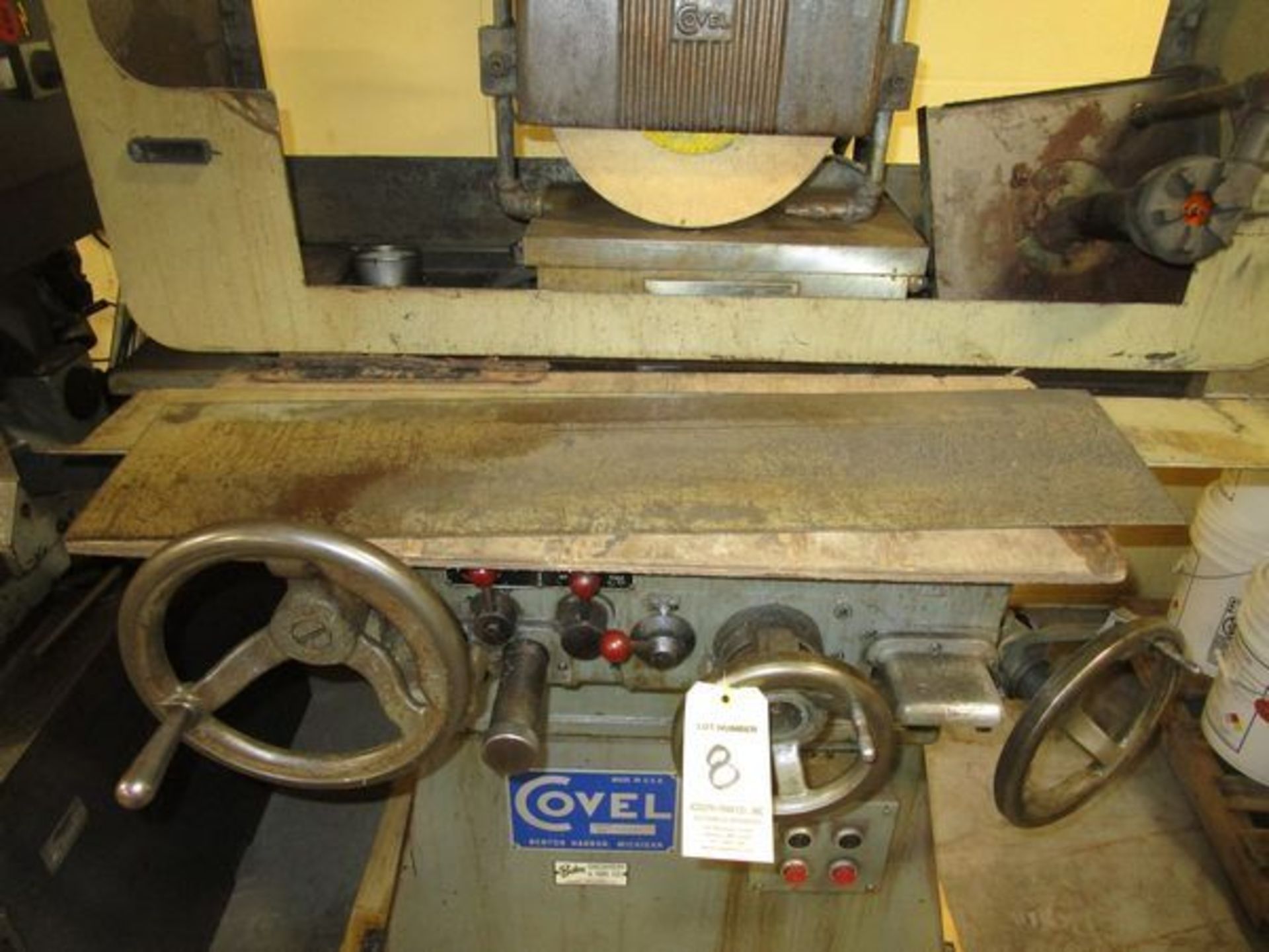 Covel Mod. 17H Surface Grinder, s/n 17H-5531, 10" x 17" Mag Chuck w/Electro-Matic Magnetic Chuck - Image 2 of 3