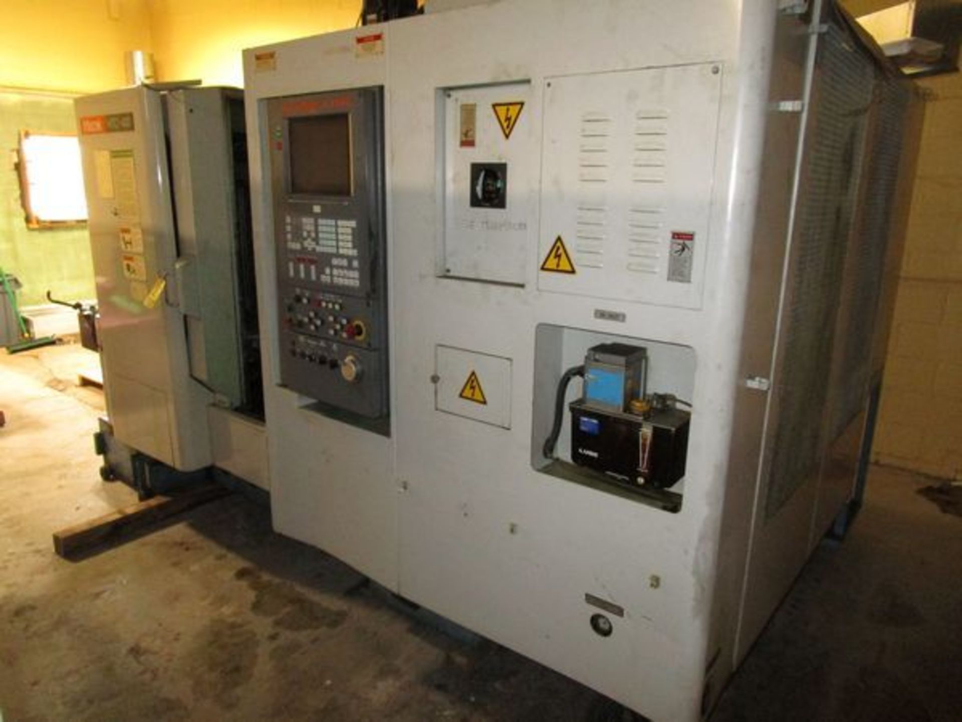 1997 Mazak HTC-400 CNC Horiz. Machining Center, s/n 127353, 15.7" x 15.7" Dual Pallets, 22" x 20" - Image 2 of 9