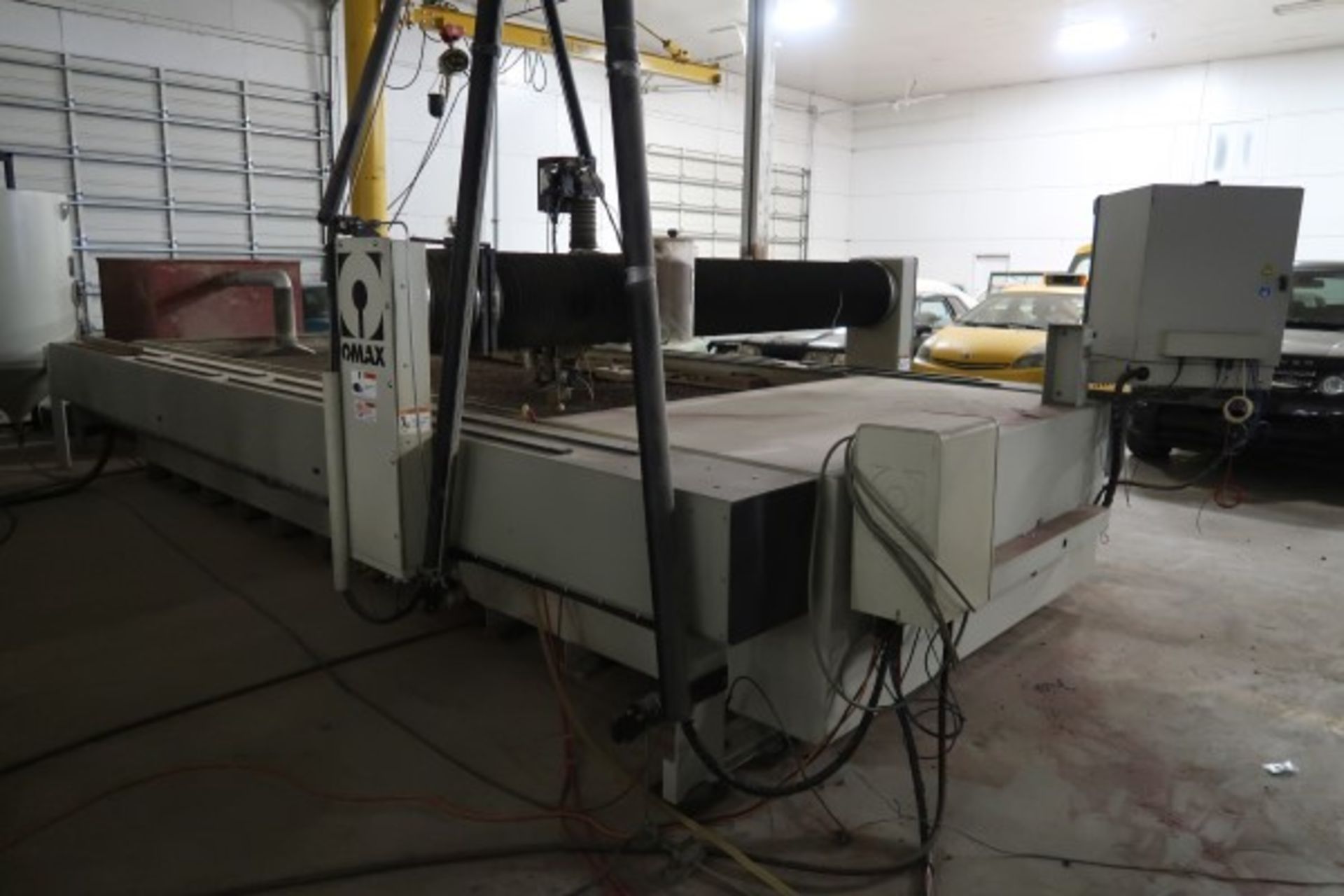 2008 OMAX WATER JET CUTTING TABLE, MODEL 80160, S/N E511753, 80” X 160” CUTTING SURFACE, - Image 2 of 22