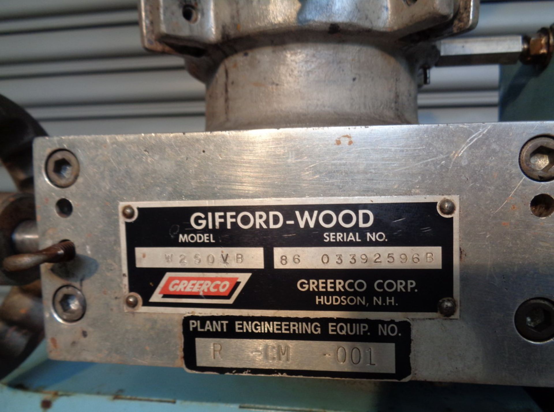 Greerco 2 HP XP SS Vertical Colloid Mill, Model W250VB, S/N 86-03392596B - Image 4 of 6