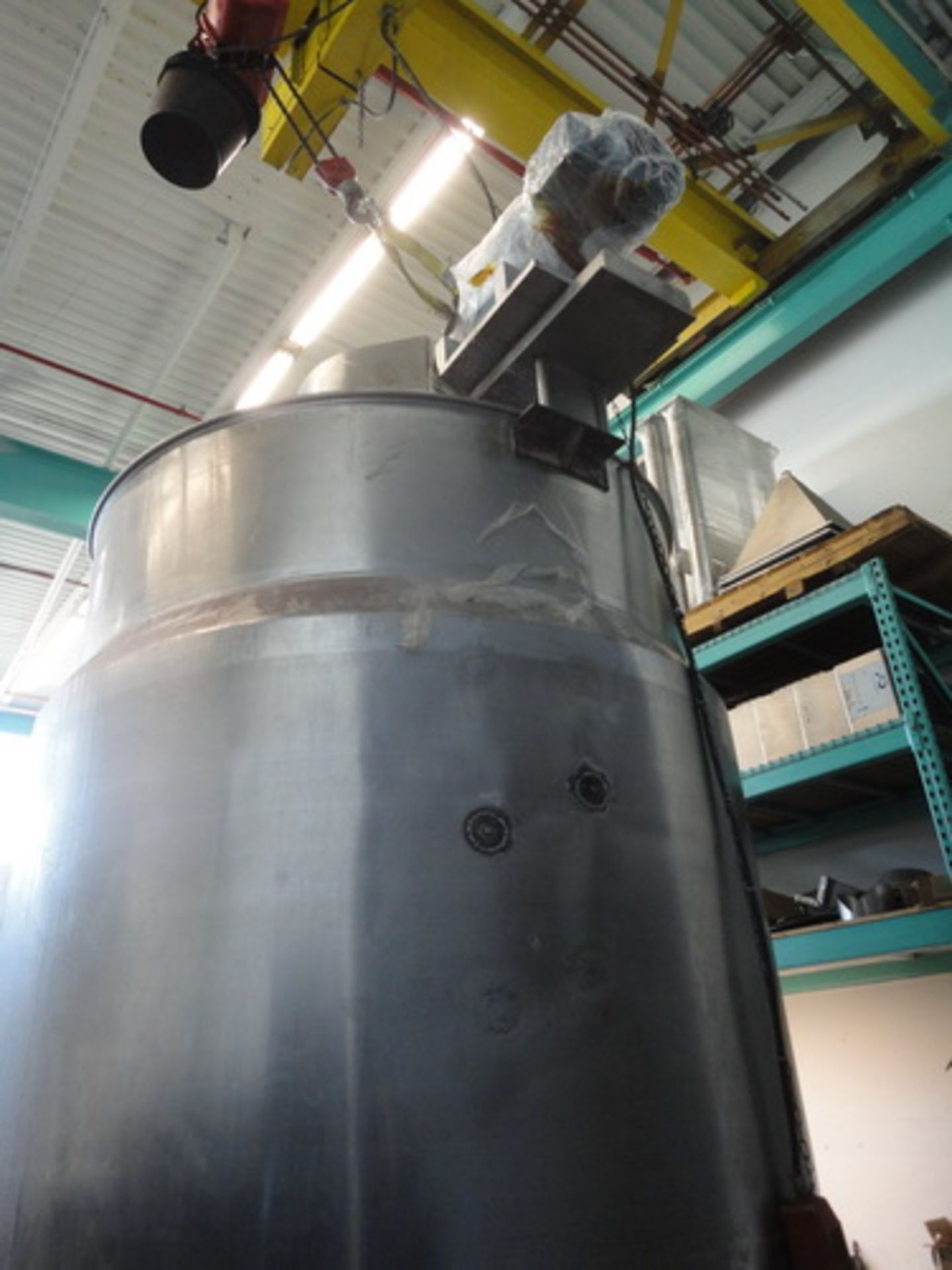 Lee 1,500 Gallon SS Hemispherical Double Motion Scraper Jacketed Kettle - Image 6 of 8