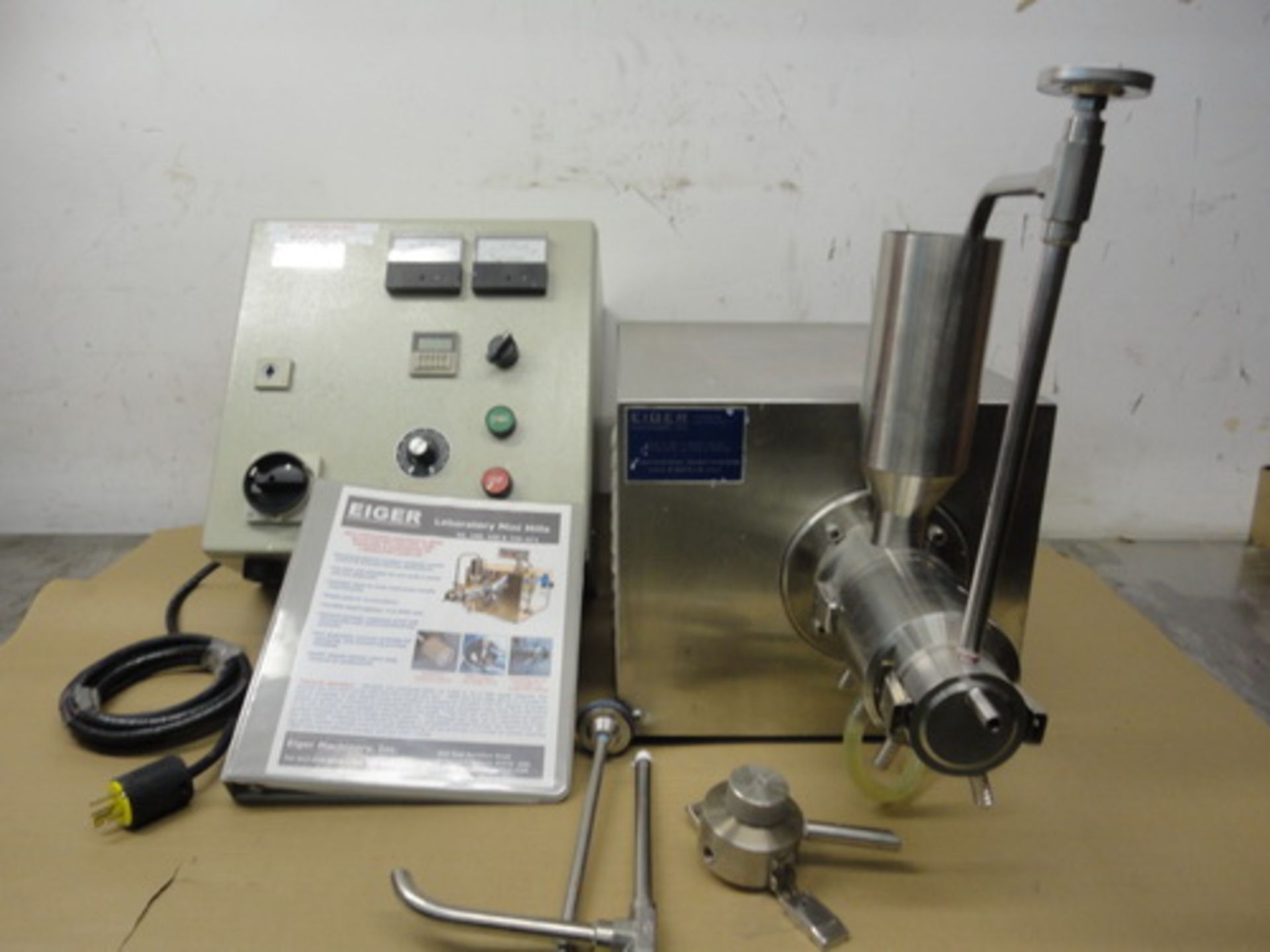 Eiger SS horizontal lab/pilot media mill, Model 250-VSE-EXP, S/N 10135 - Image 2 of 17