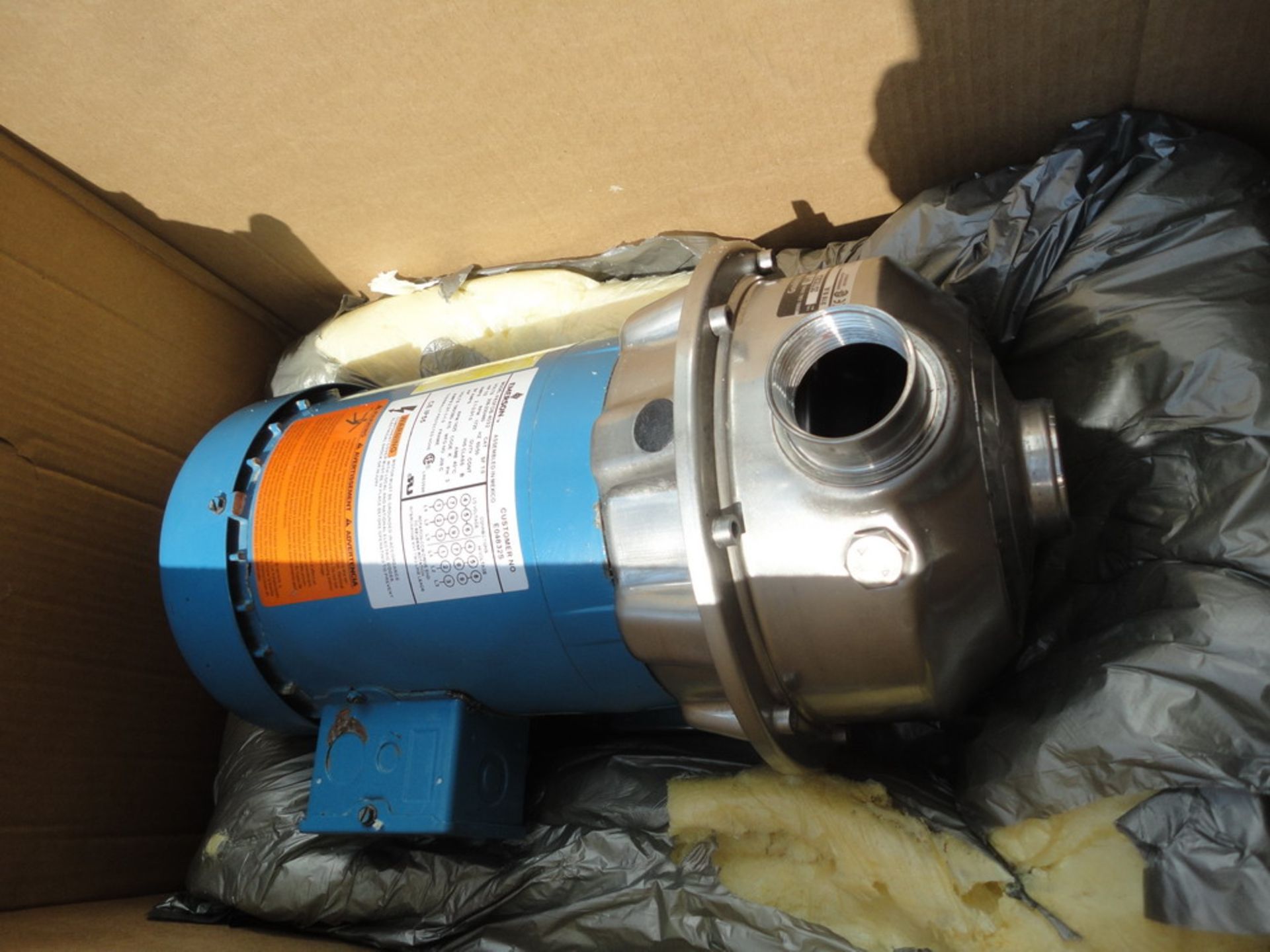 Unused Goulds 1/2 HP Centrifugal Pump, Model 2ST2C5C4. SS,unused in Box - Image 3 of 5