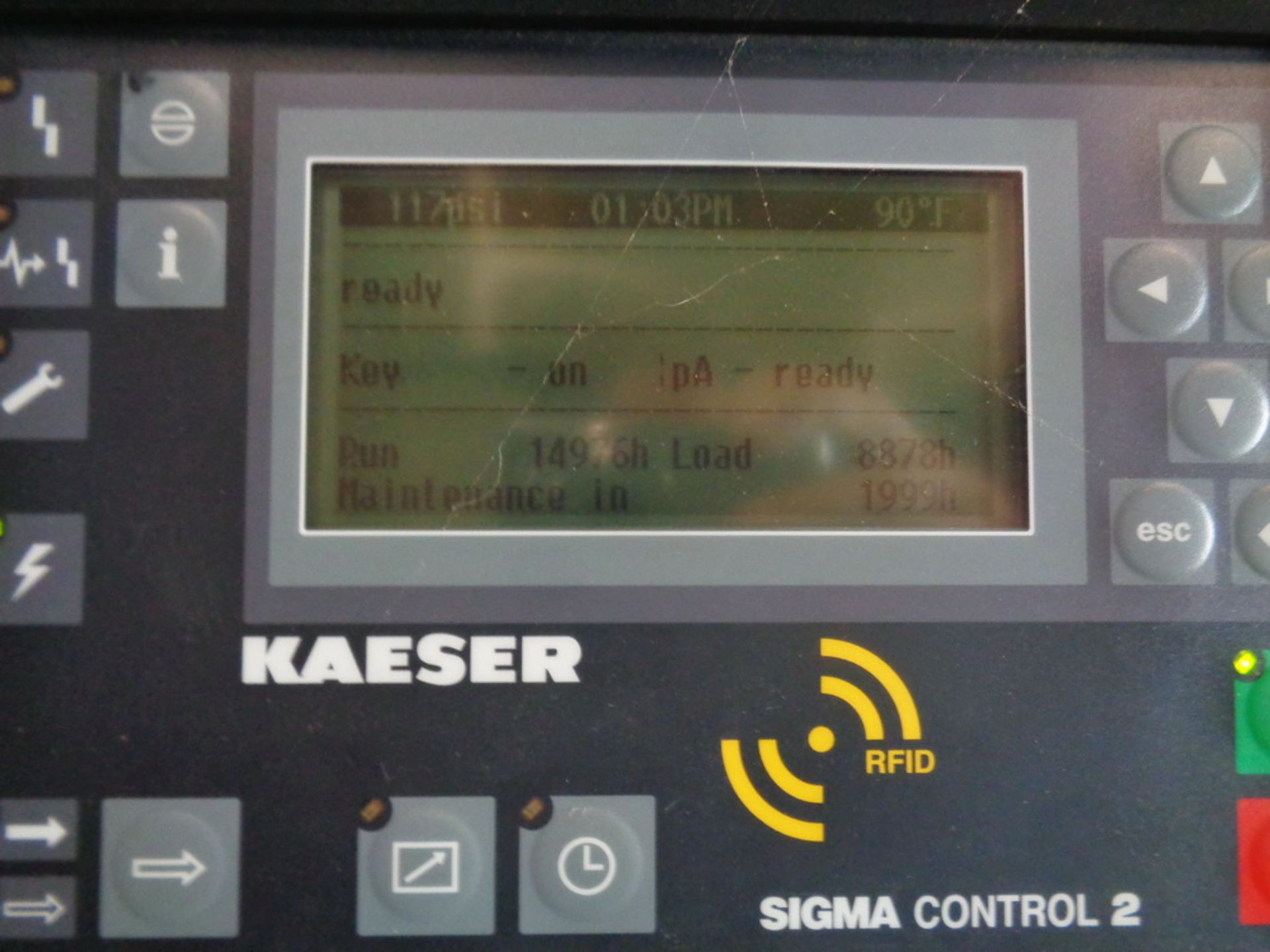 Kaeser 50HP Rotary Screw Compressor, Model SD50T, S/N 1176, new 2015 - Image 3 of 7