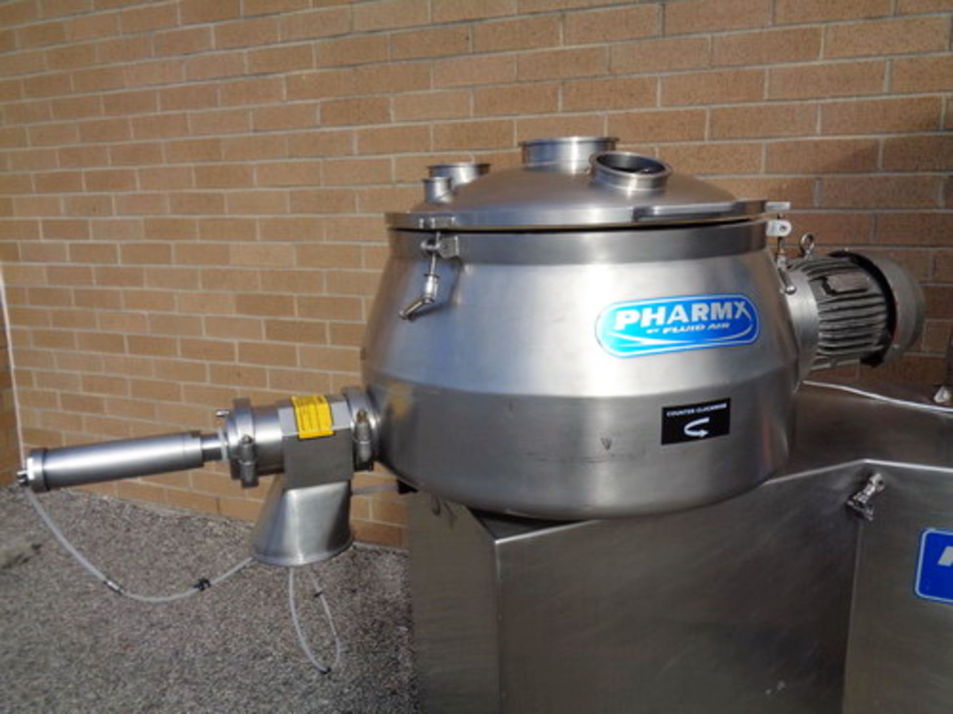 Fluid Aire Pharmx 100 liter High Shear Granulator, Model PX-100, SN 10263 Explosion proof - Image 3 of 18