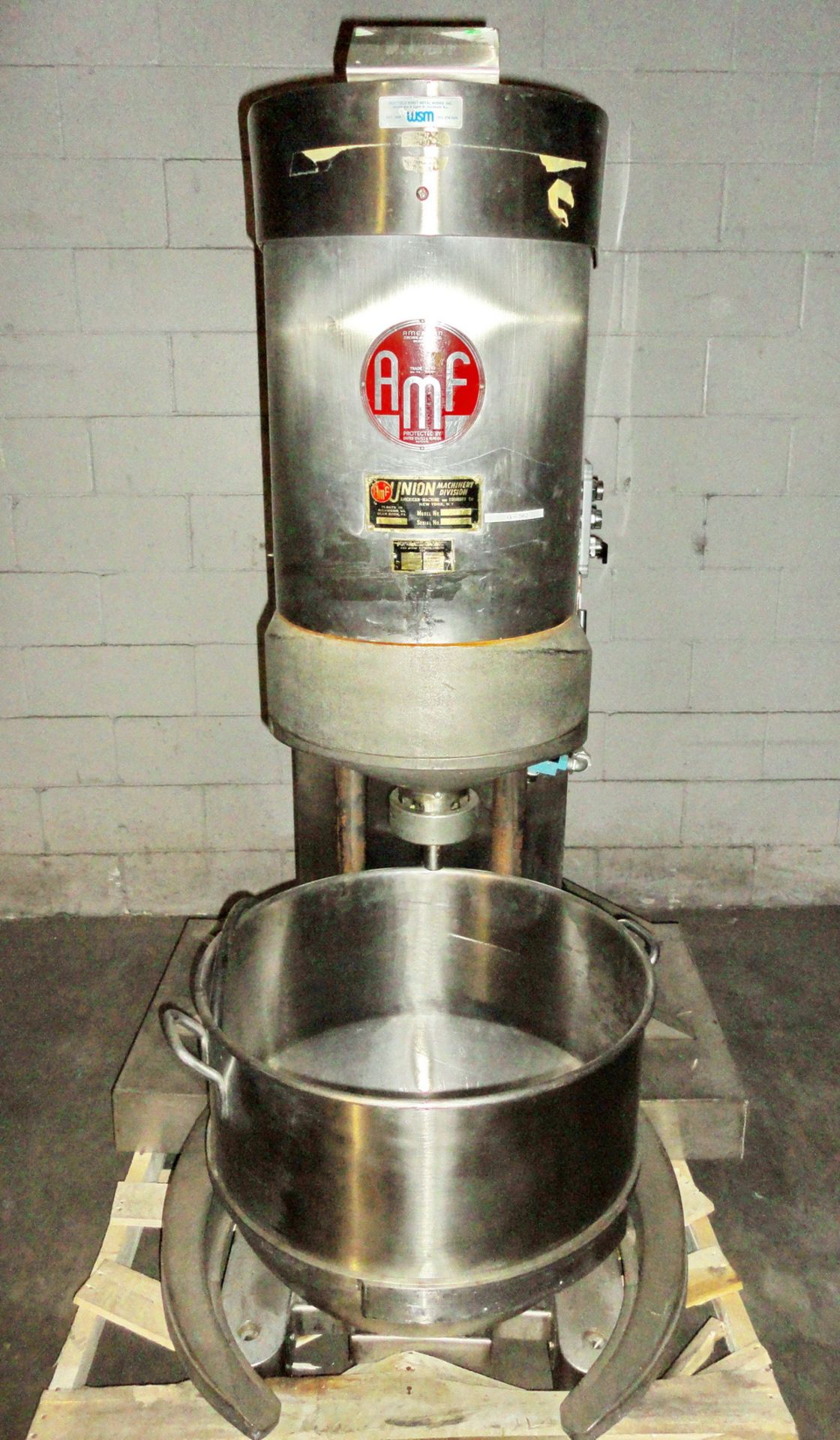 AMF 160 Quart Planetary Mixer, Model 74-57, S/N 84