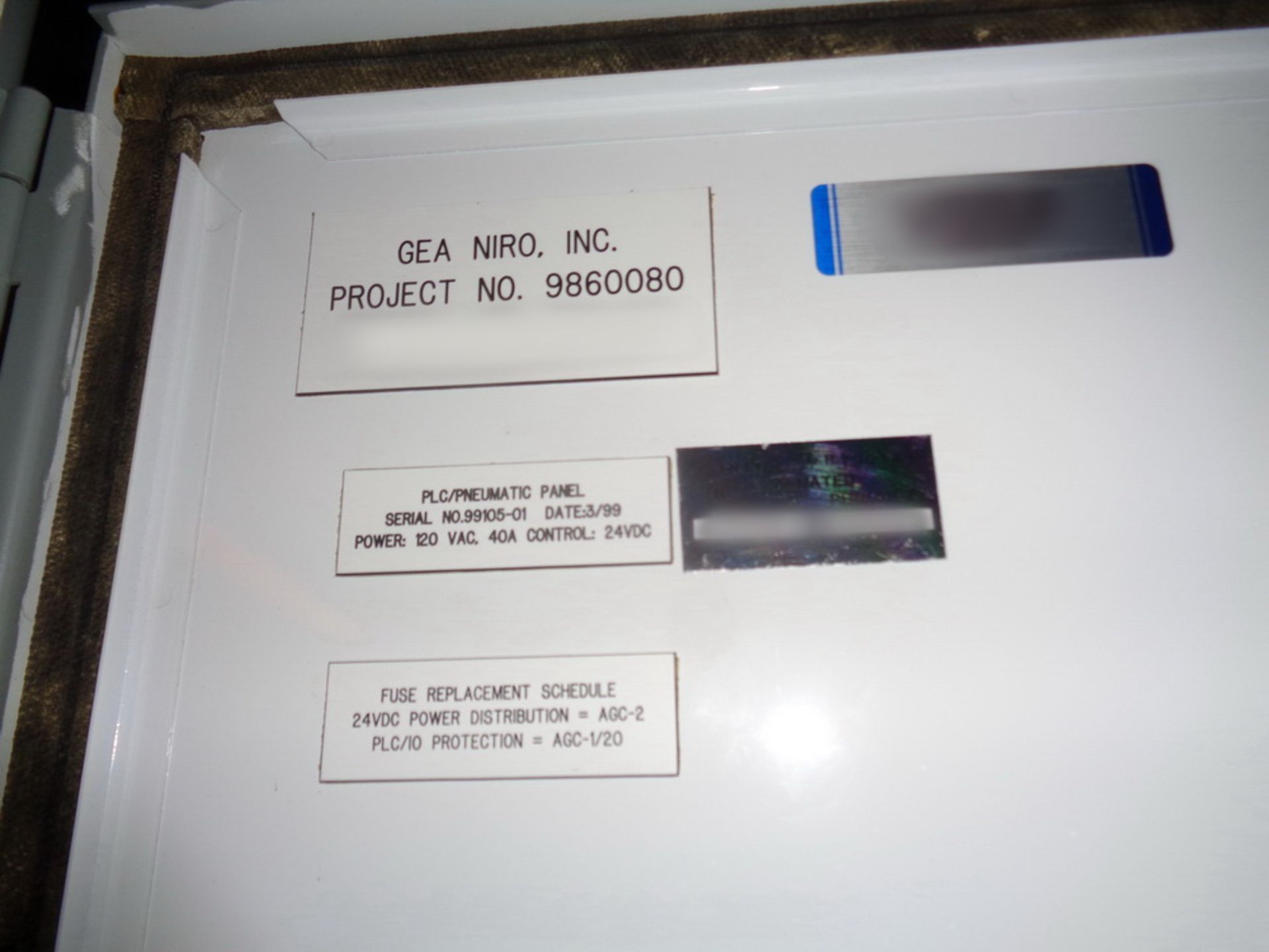 Niro/GEA Fluid Bed Dryer, Model MP-6, Project # 98600080 - Image 20 of 37
