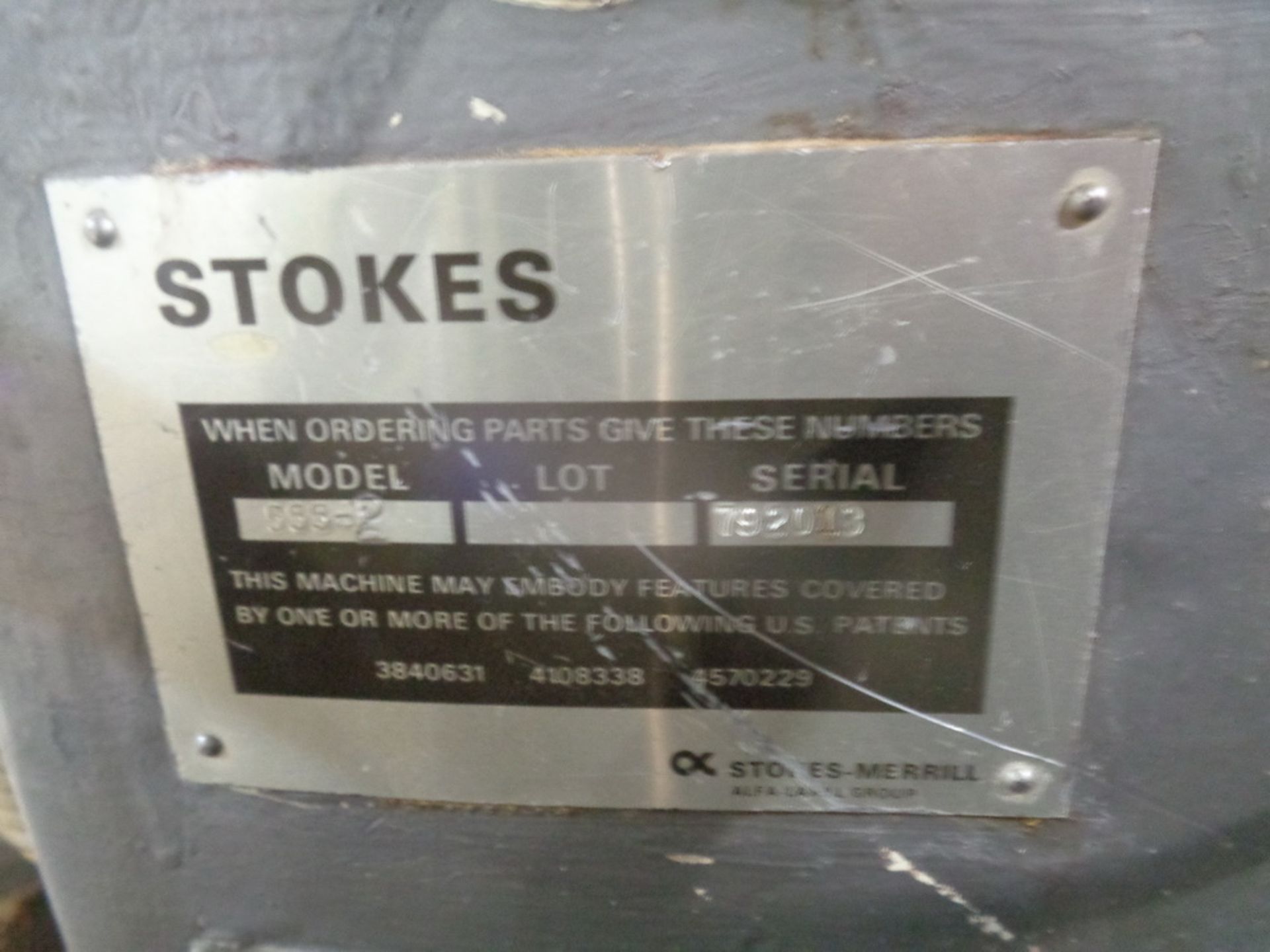 Stokes 35 Station Rotary Tablet Press, Model 555-2 (Pacer Press), S/N 792013 - Image 7 of 7