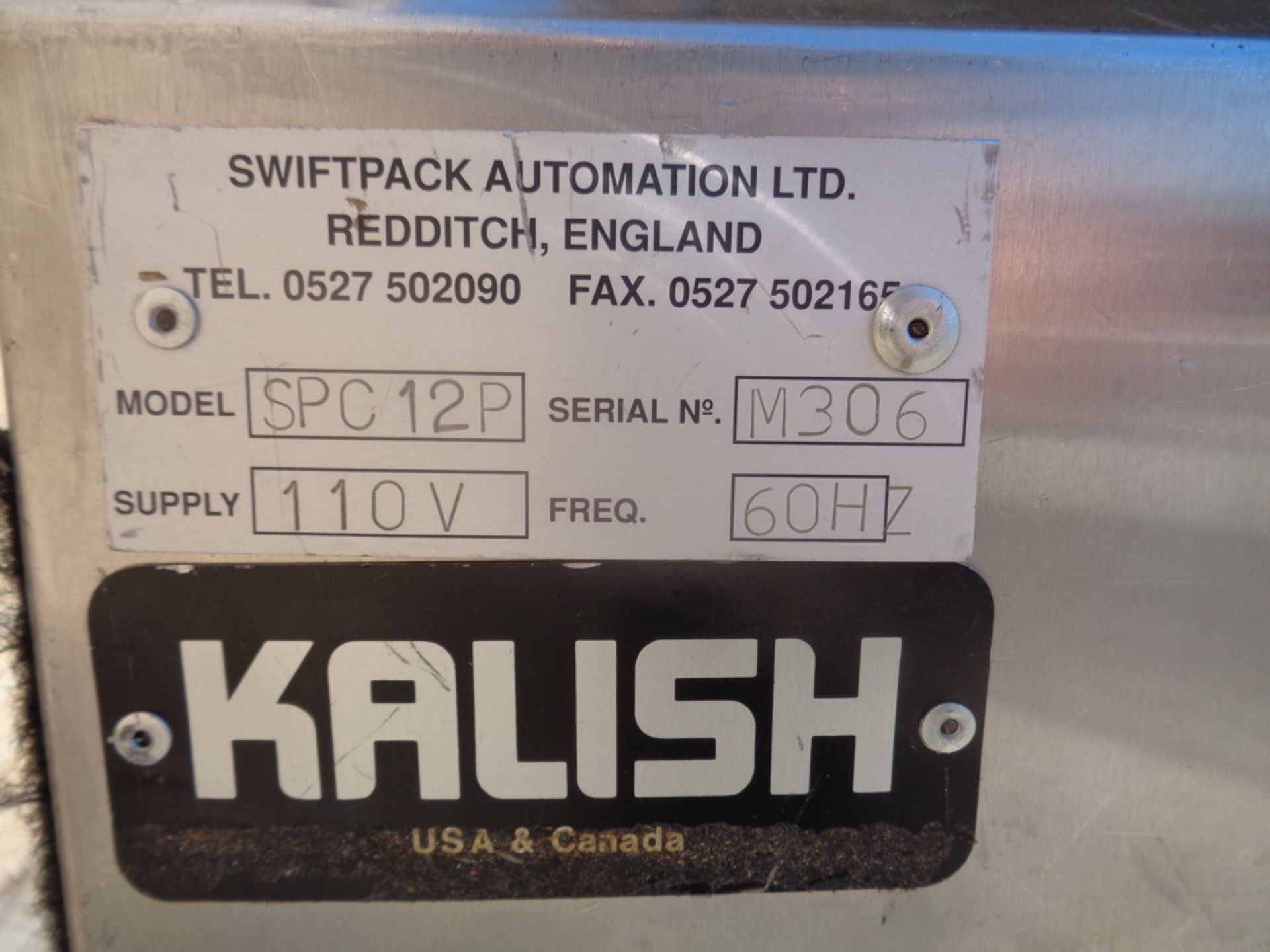 Kalish / Swiftpack 12 Lane Channel Counter, Model SPC12P, S/N M306 - Image 13 of 17