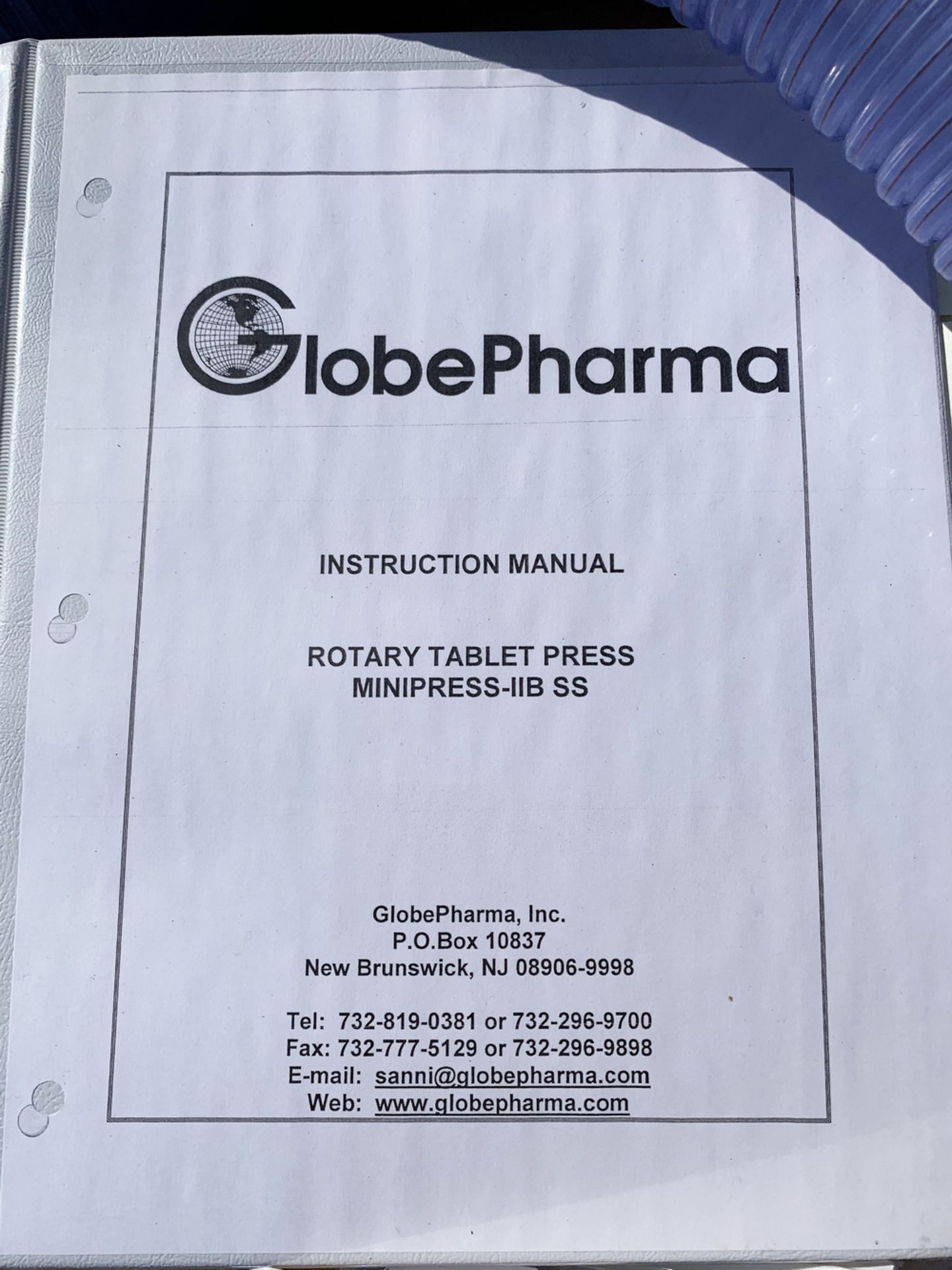 GlobePharma MiniPress Rotary Tablet Press, Model 10-ST-PC, S/N 0304138/05977, 10 station - Image 16 of 16