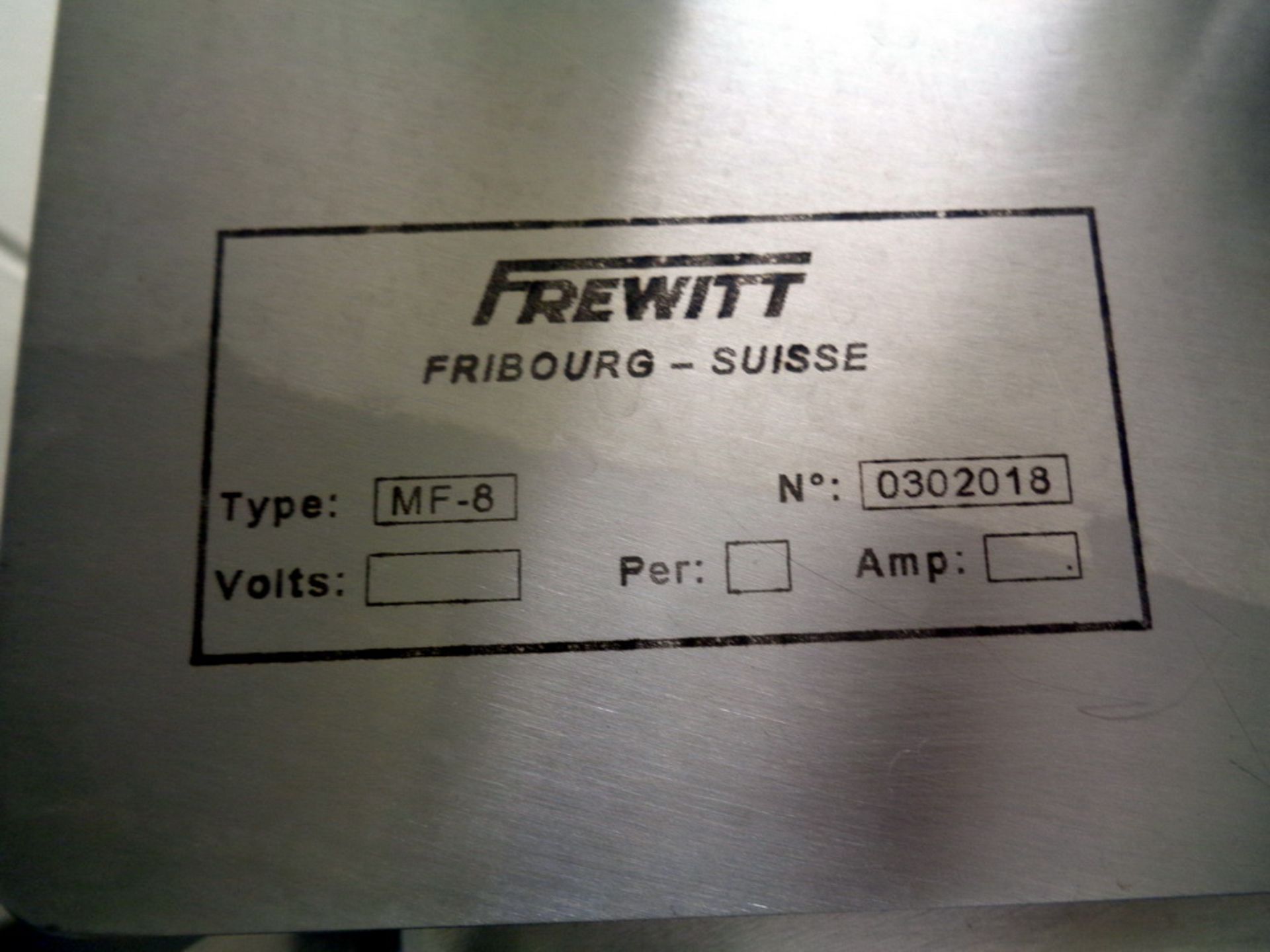 Frewitt SS Granulator, Model MF8-J-1-4503, portable, SS - Image 9 of 11