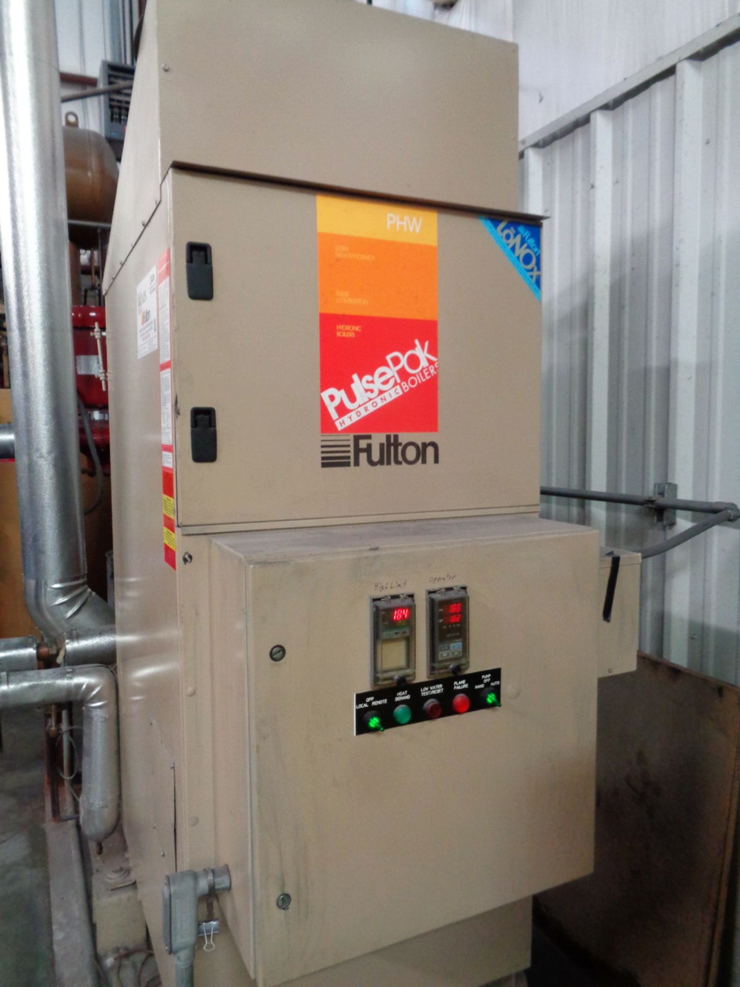 Fulton Gas Fired Pulse Combustion Boiler, Model PHW-500 - Image 2 of 5