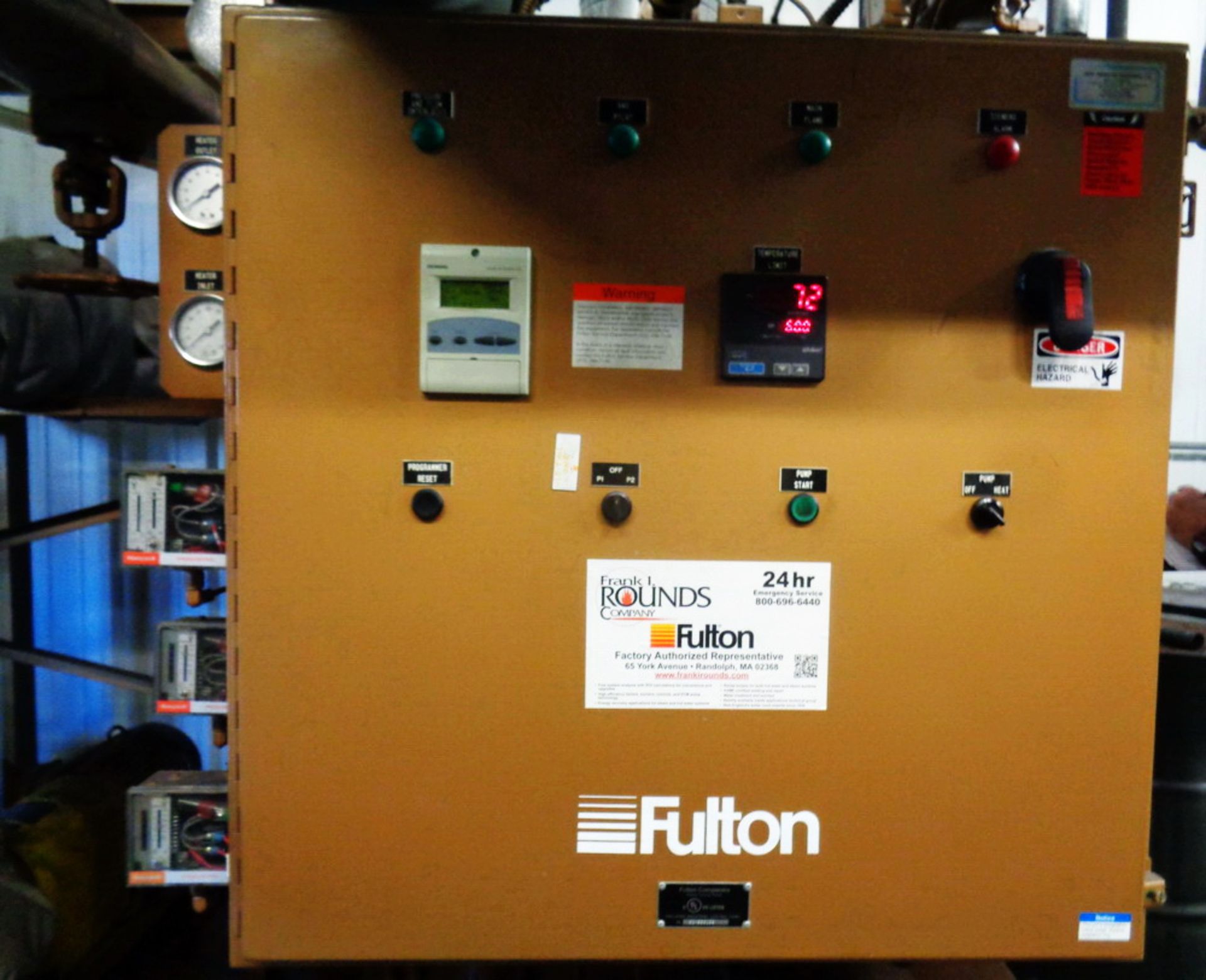 Fulton Thermal Fluid Hot Oil Heater , Model FT-0240C, S/N 37020 - Image 4 of 10