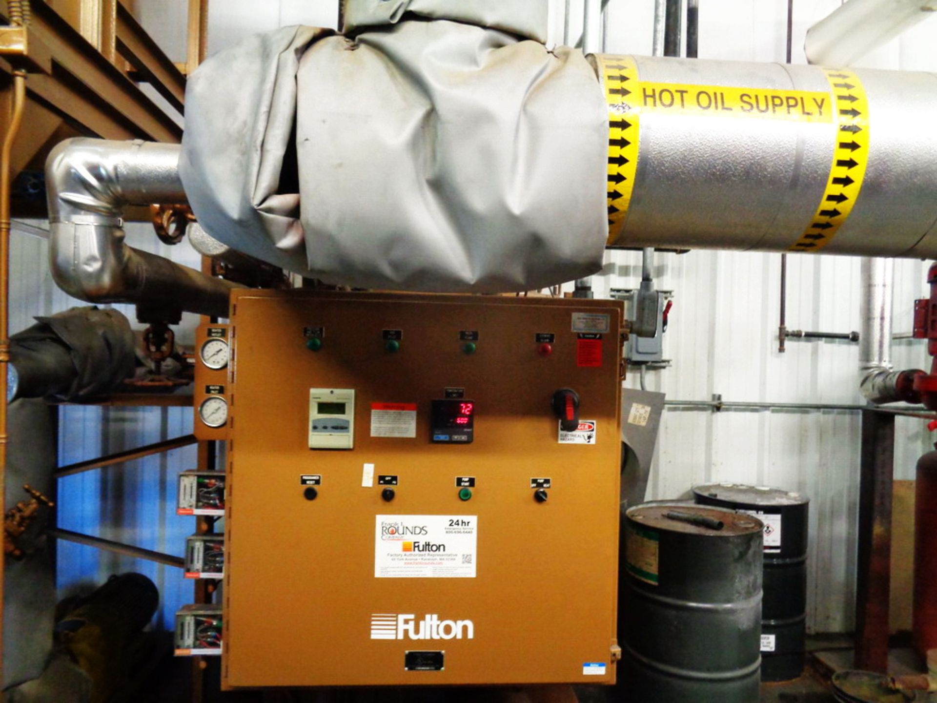 Fulton Thermal Fluid Hot Oil Heater , Model FT-0240C, S/N 37020 - Image 10 of 10