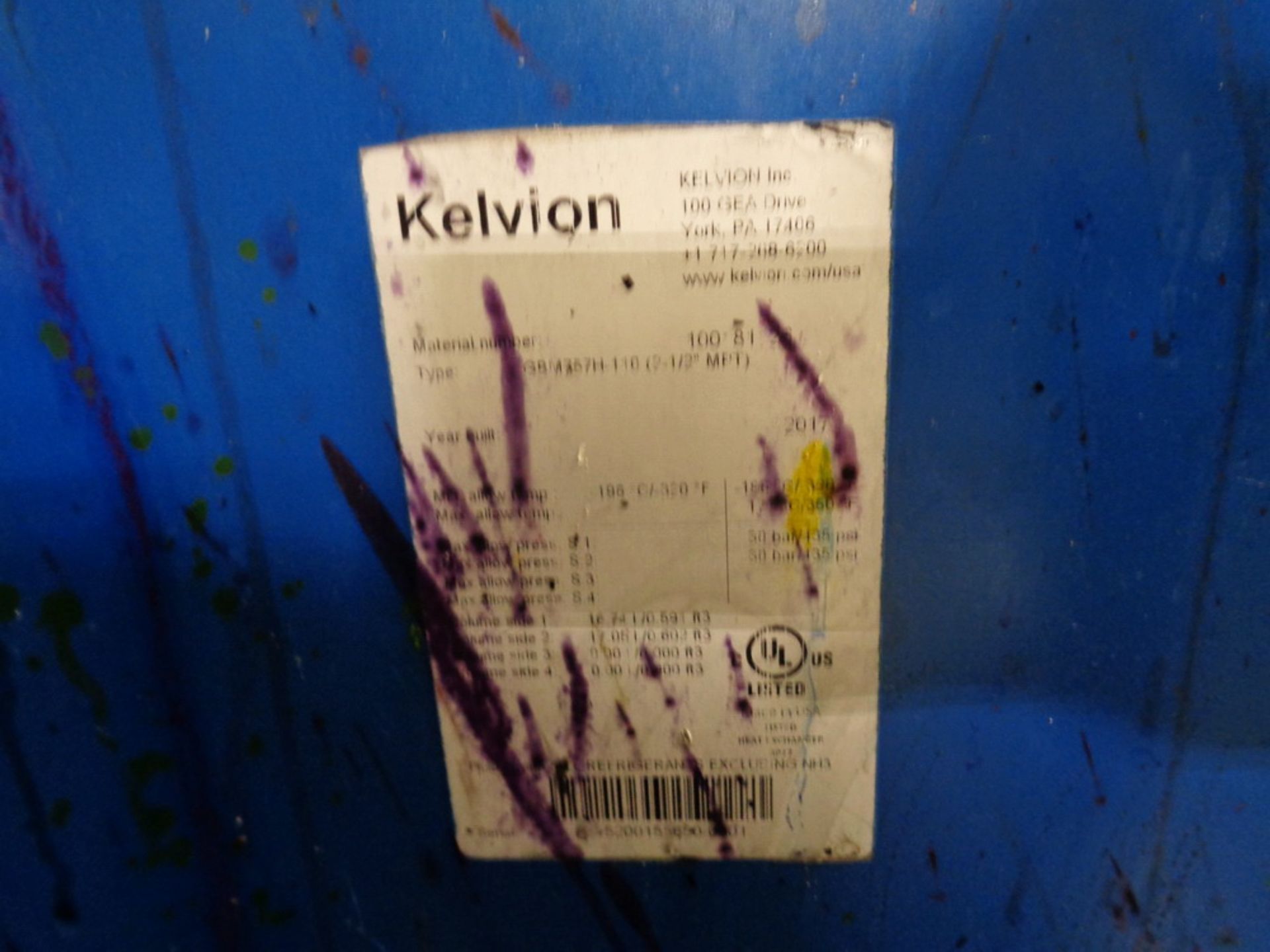MTA/Kelvion Plate/Frame Heat Exchanger, Model 100-81-26 - Image 4 of 4
