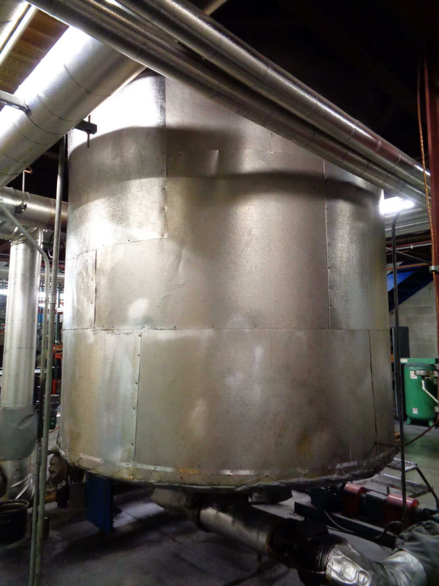 Reynolds Industry 2,400 gallon SS Jacketed Dual Motor/Dual Shaft Mixing Tank - Image 3 of 14