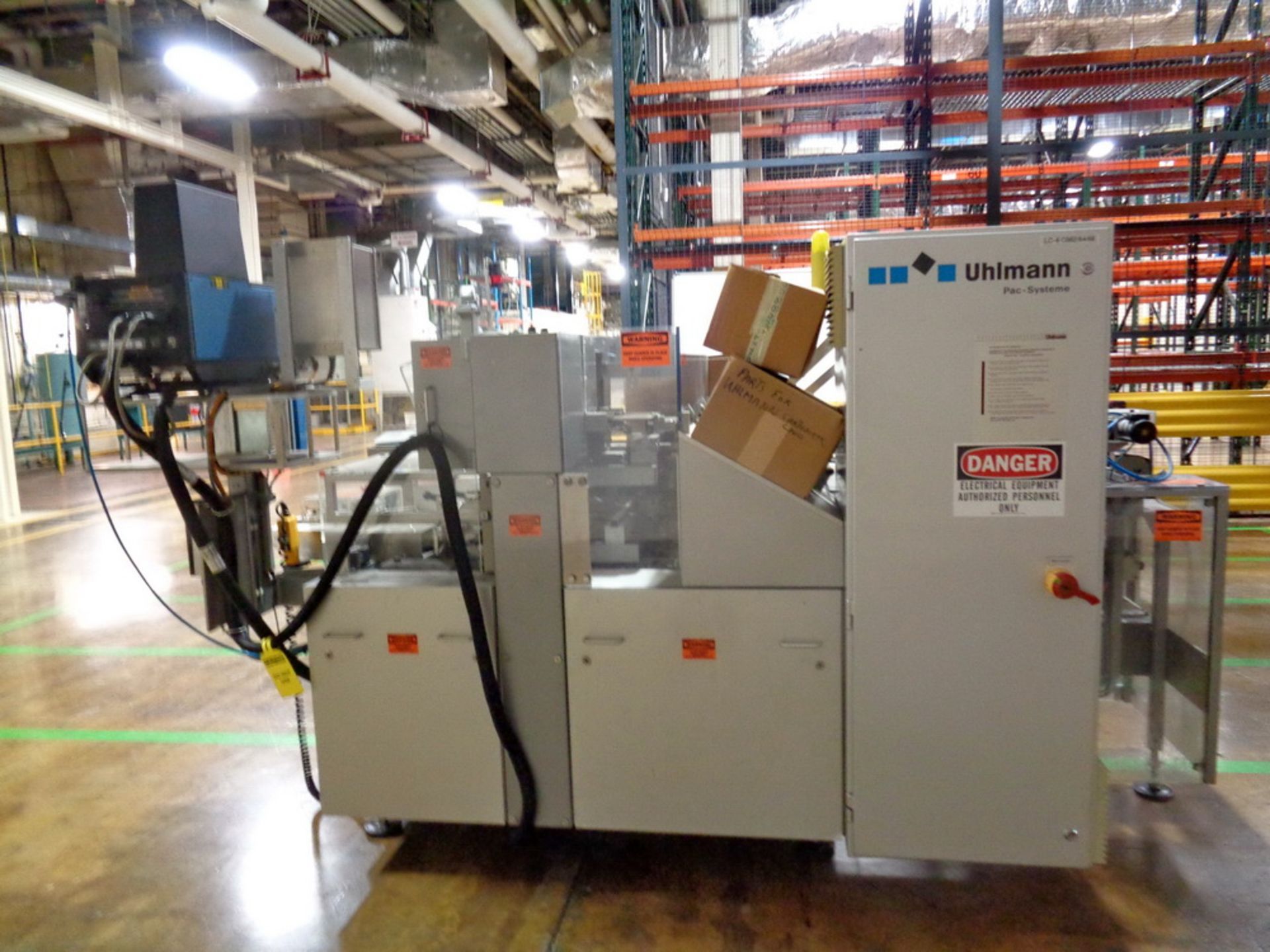 Uhlmann Blister Cartoner, Model C100, S/N 818, with Nordson Hot Glue System, Series 3400V - Image 12 of 15