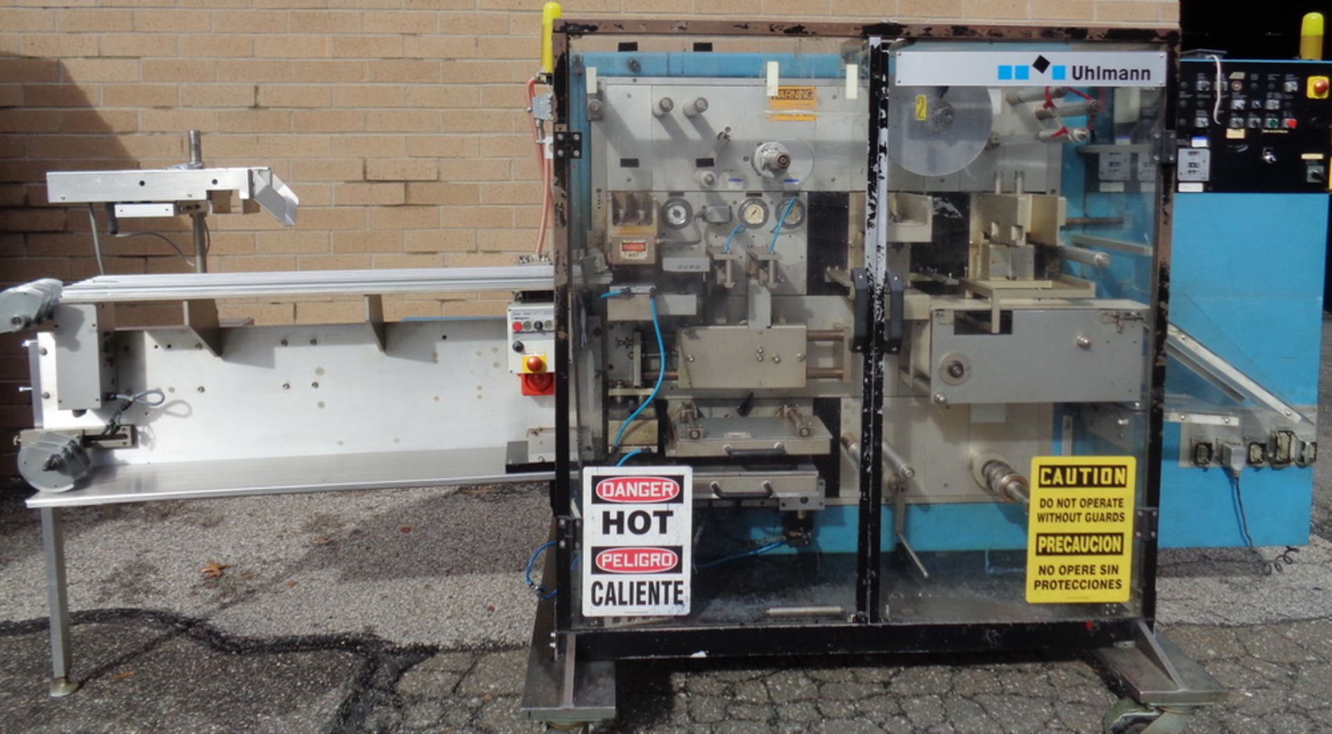 Uhlmann Blister Pack Thermoforming Machine Model UPS-300, S/N 461