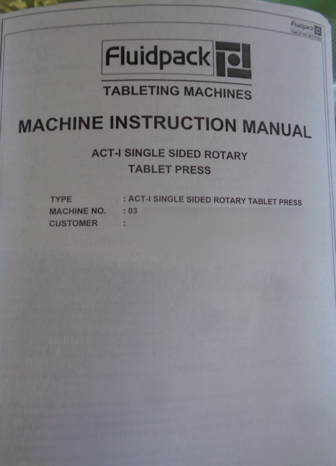 Accura/Fluid Pack Pilot Tablet Press, 9 Station "D" or 9 Station "B" Tooling Combo Station - Image 14 of 15