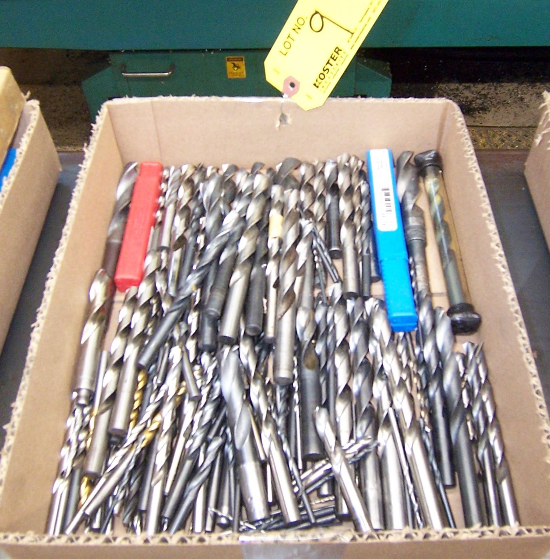 LOT OF ASSORTED HIGH SPEED DRILL BITS